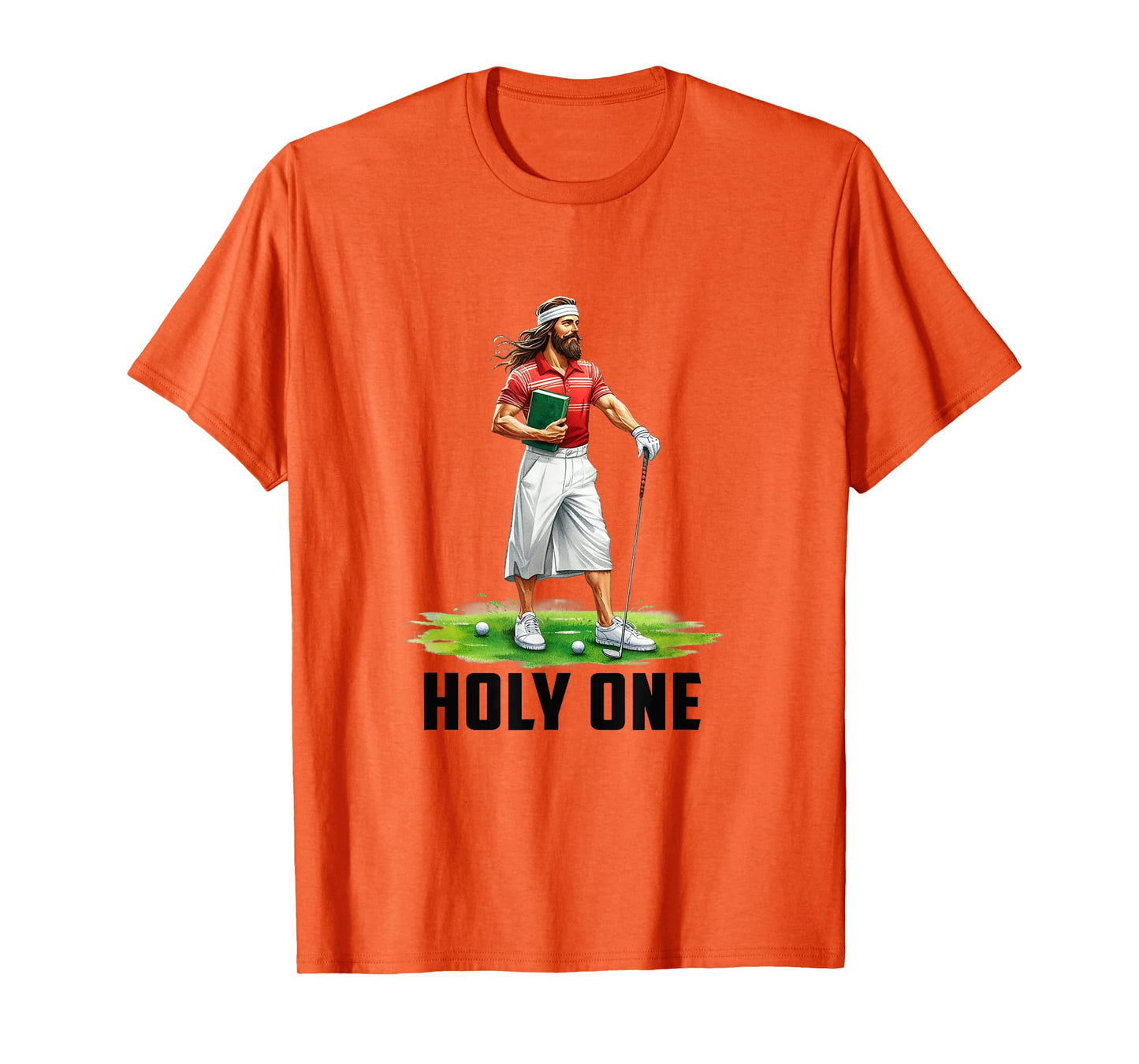 Jesus Golf Holy One Christian God Golfers Golfing Christ T-Shirt