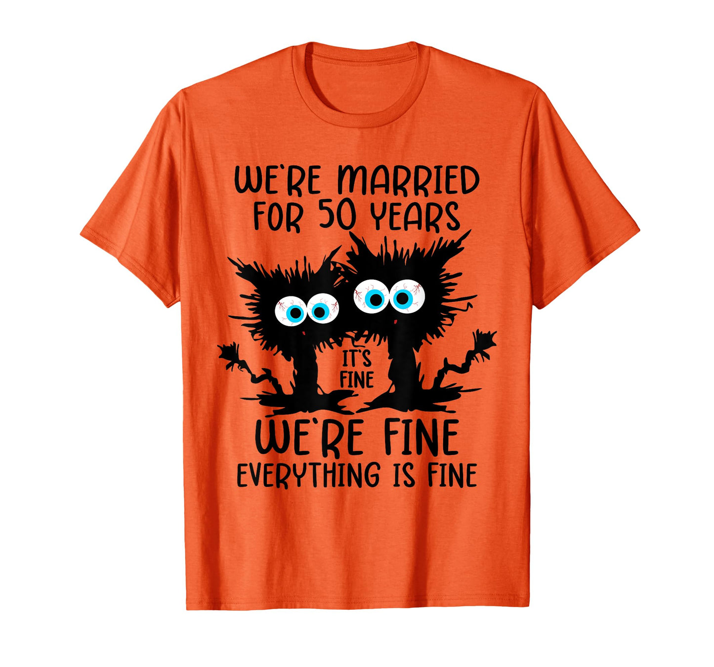 Golden Wedding We're Married For 50 Years T-Shirt