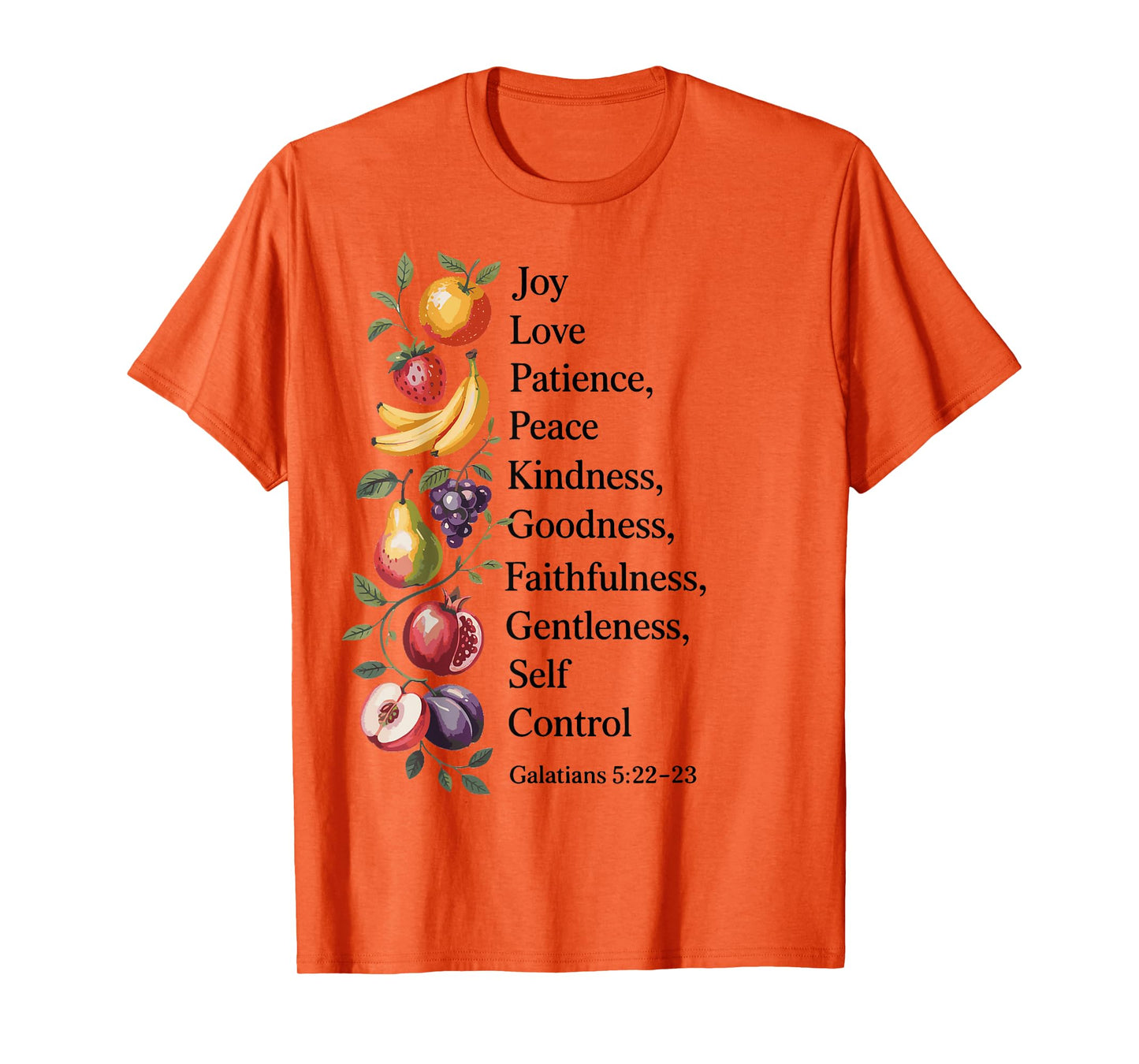 Awesome Galatians Fruit Of The Spirit Religious Verses T-Shirt