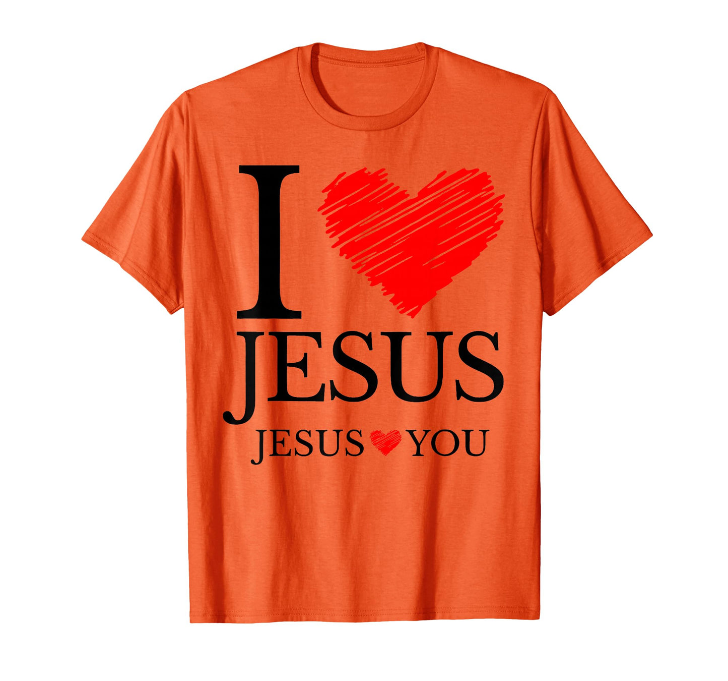 Jesus I Love Jesus - Jesus Love You Christian Cross God Pray T-Shirt