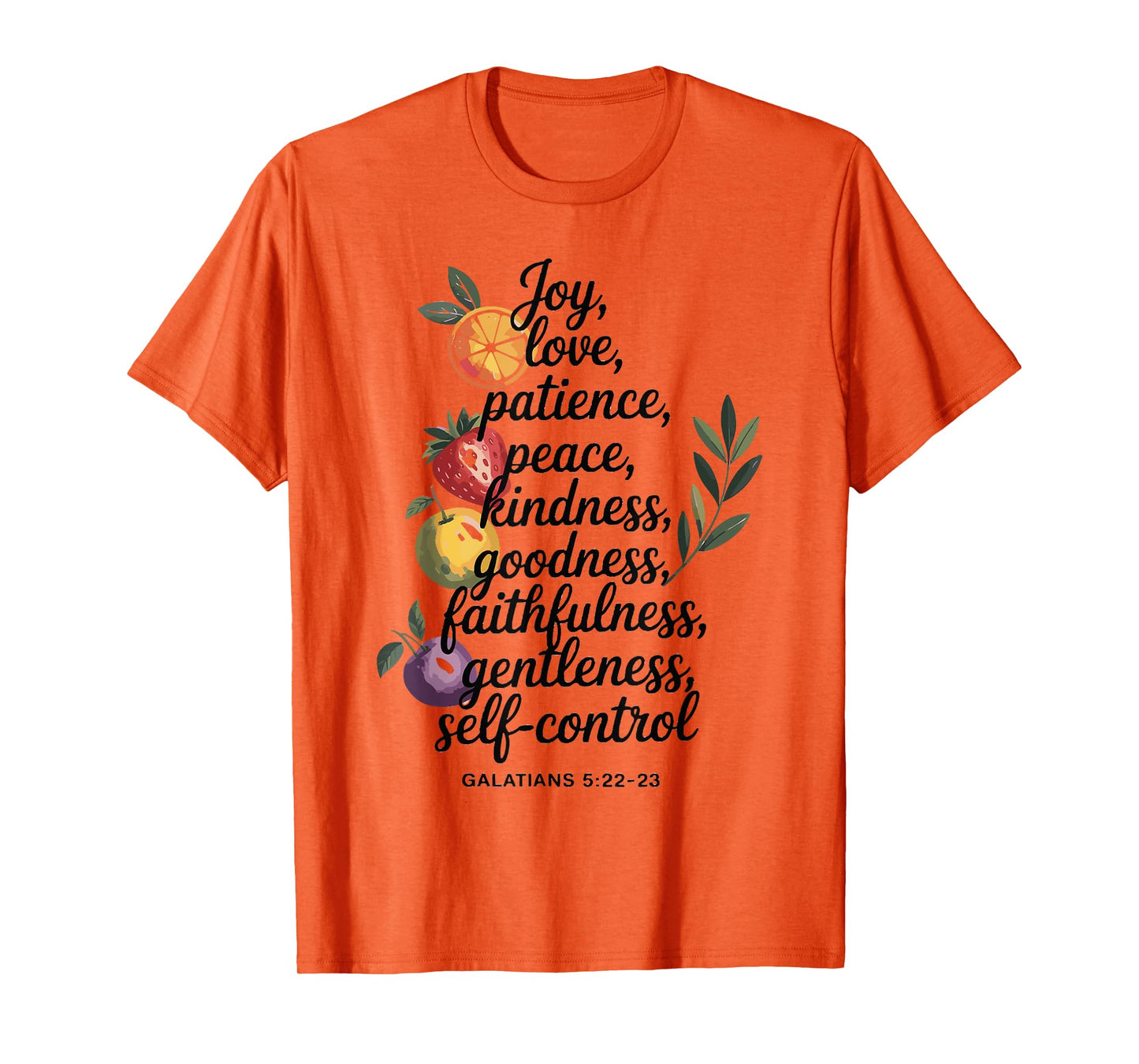 Awesome Galatians Fruit Of The Spirit Religious Verses T-Shirt