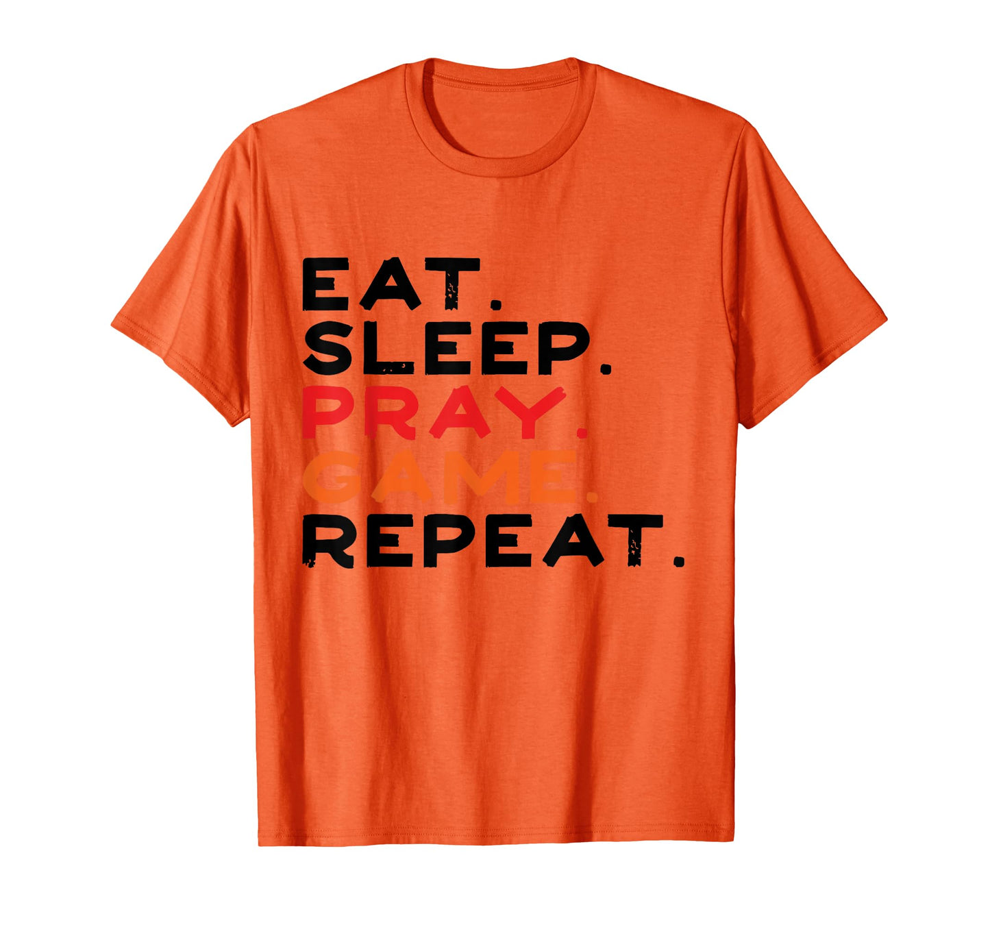 Eat Sleep Pray Game Repeat Retro Vintage Funny Gaming Boys T-Shirt