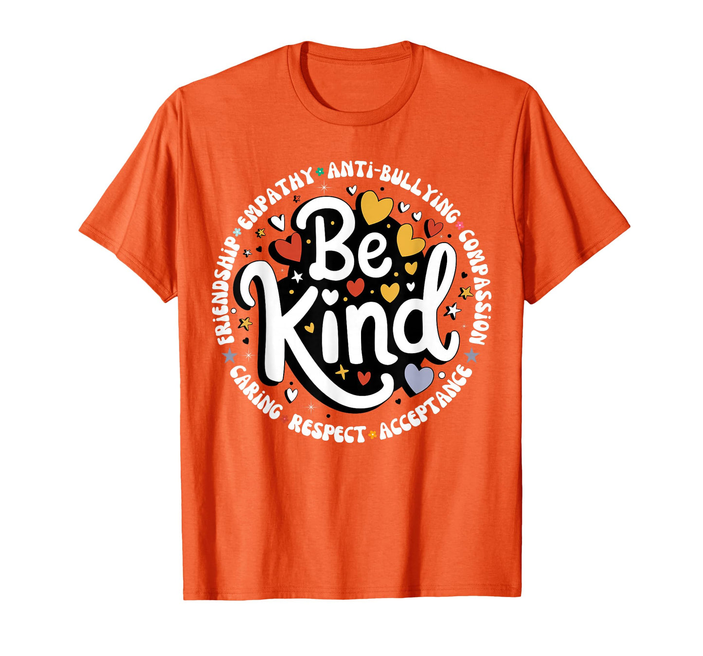 Unity Day No Bullying Orange Anti Bullying Teachers Kids T-Shirt