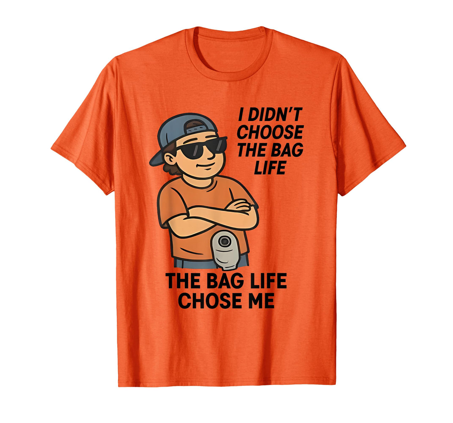 I Didnt Choose The Bag Life The Bag Life Chose Me Funny Meme T-Shirt
