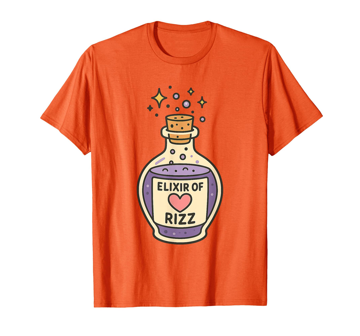 Elixir of Rizz Funny Magic Potion Cute Gamer Slang Meme T-Shirt
