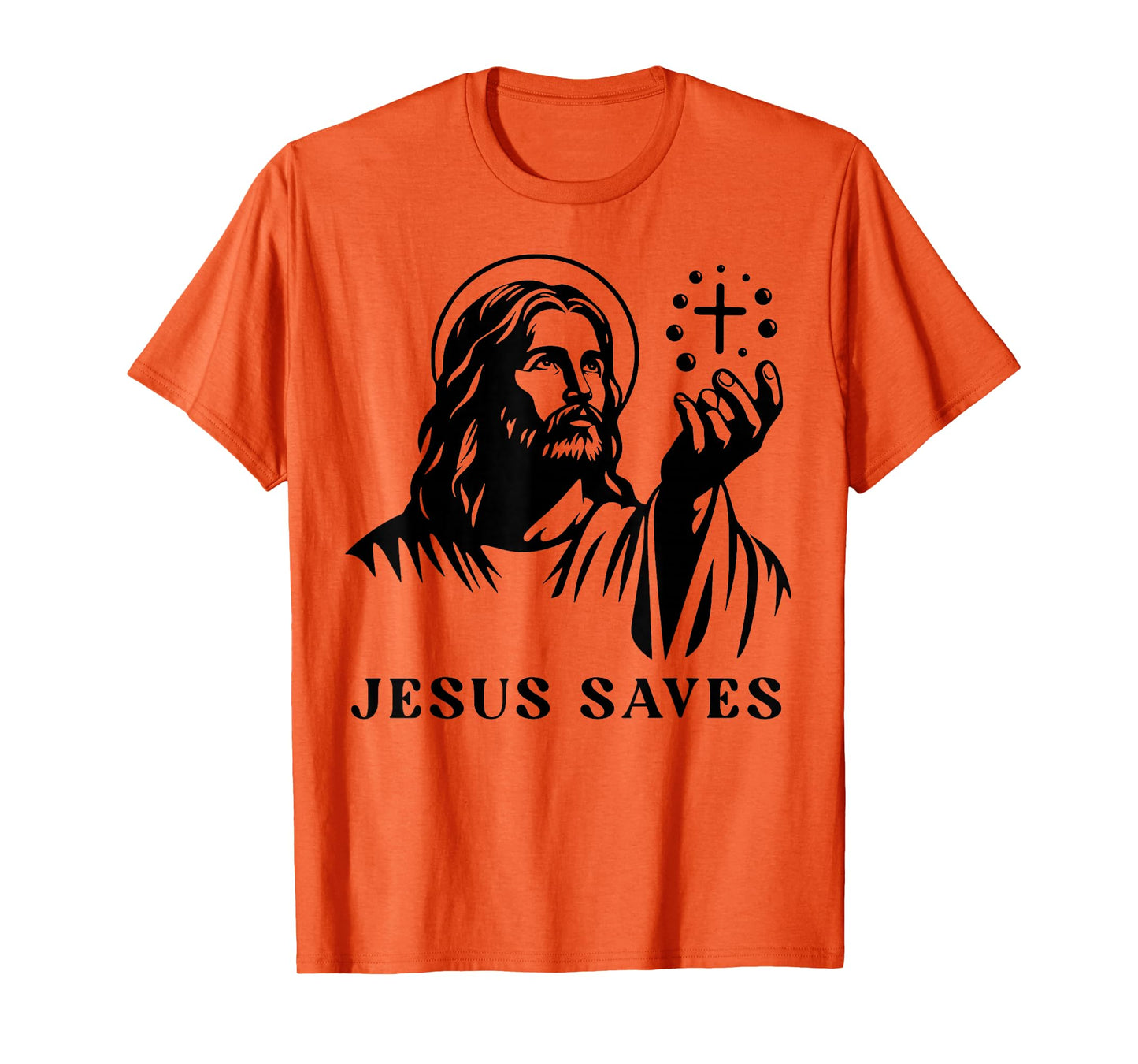 Jesus Saves Christian Cross God Minimal Faith Bible Pray T-Shirt