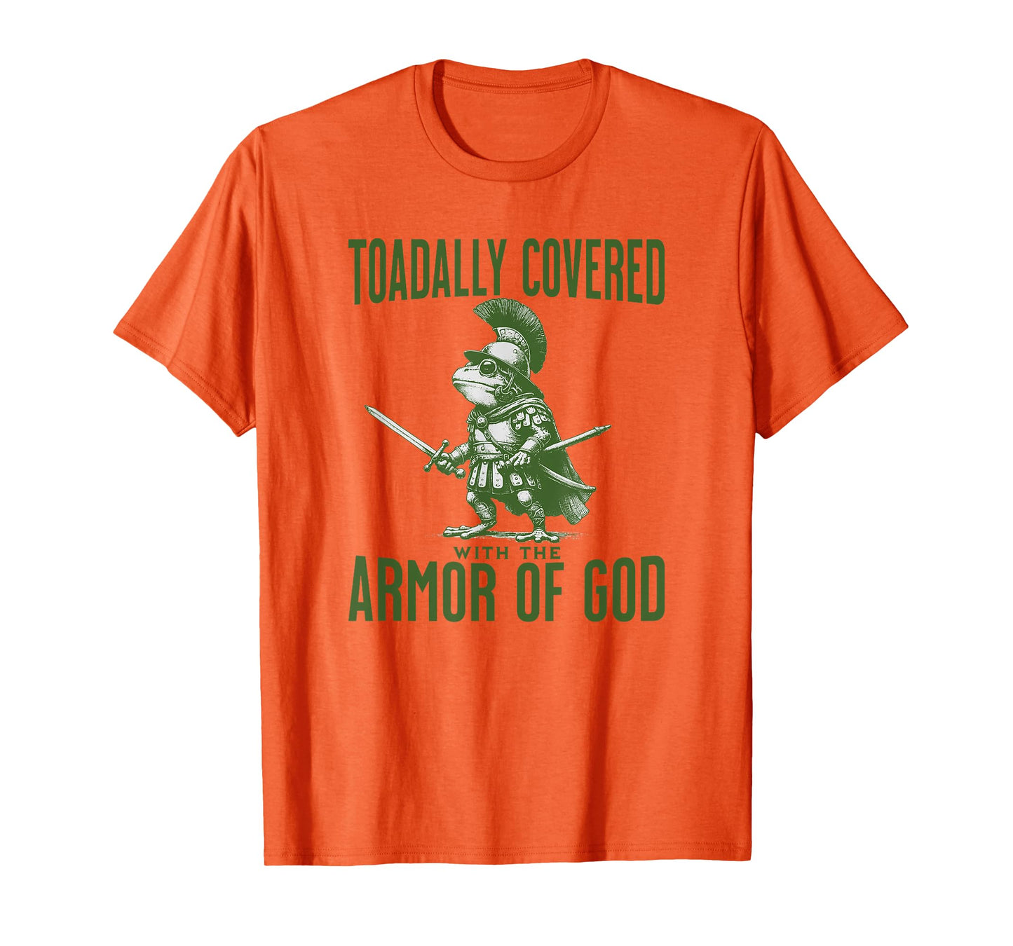 Funny Christian Meme Frog God Armor Bible Verse Jesus Trendy T-Shirt