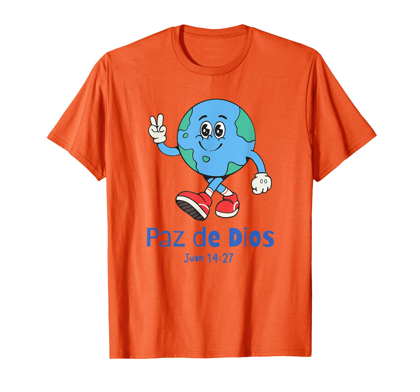 Paz de Dios, GOD's PEACE, Juan 14:27, WORLD T-Shirt