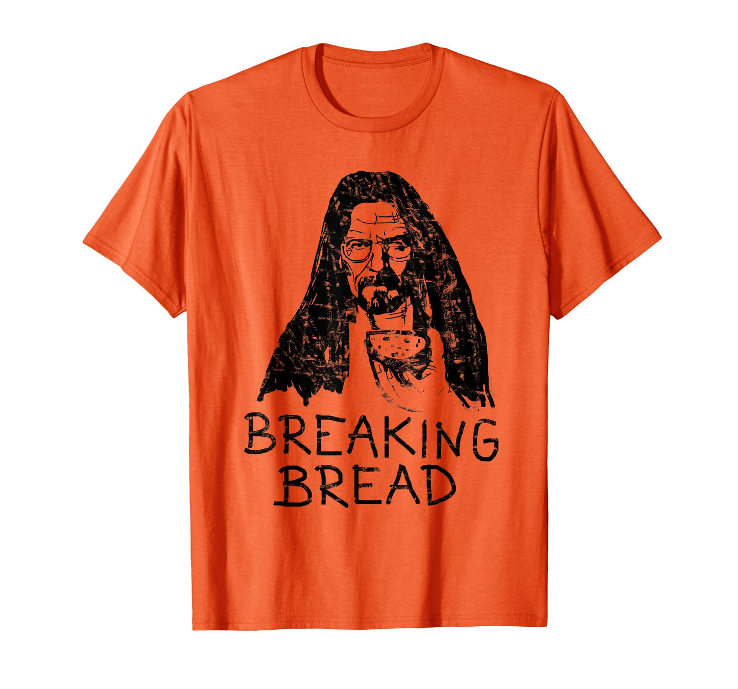 Jesus Funny Breaking Bread Christ Cross Faith Christ T-Shirt