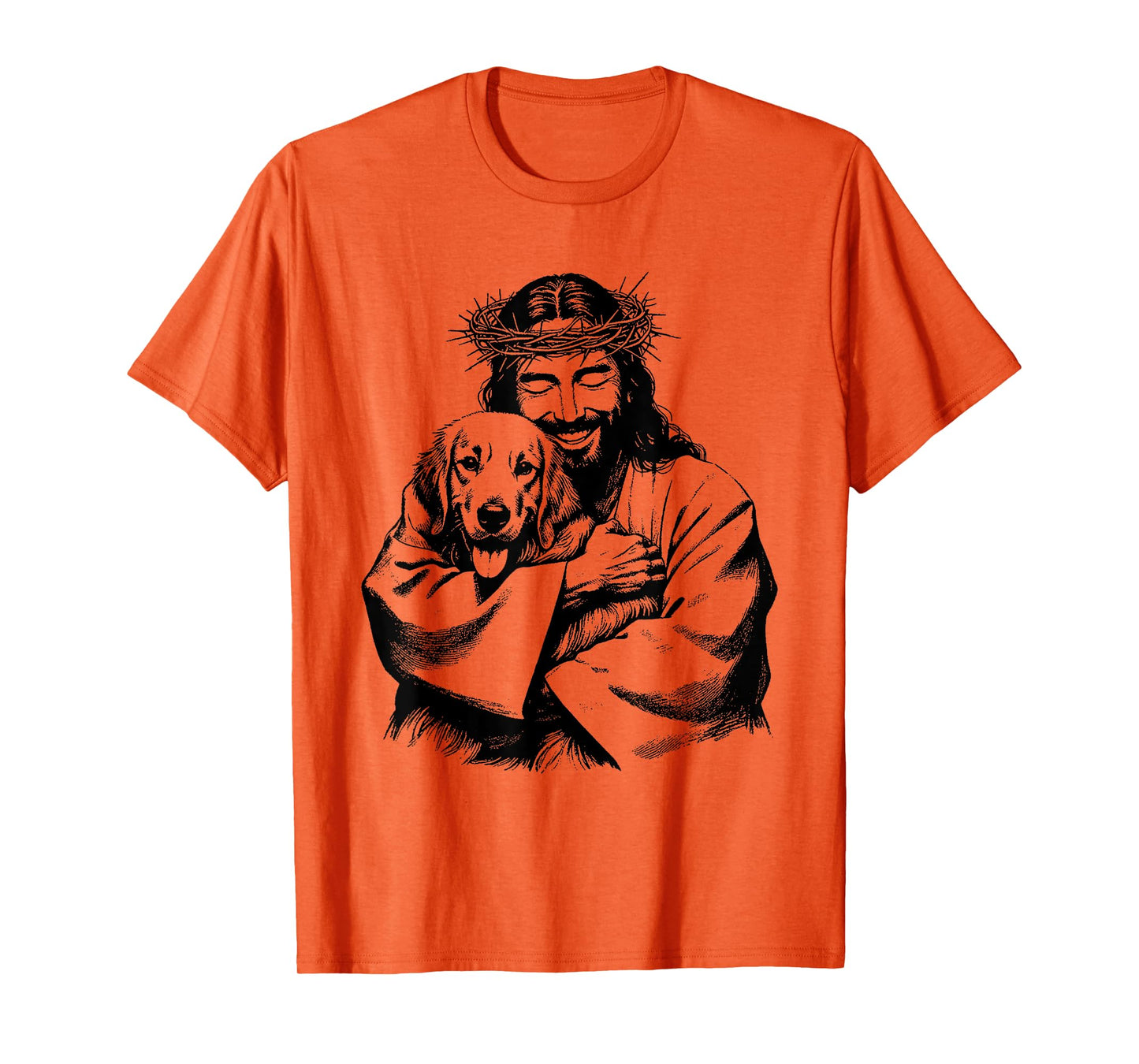 Jesus Golden Retriever - Funny Christian Religious Dog Lover T-Shirt for Men Women Kids