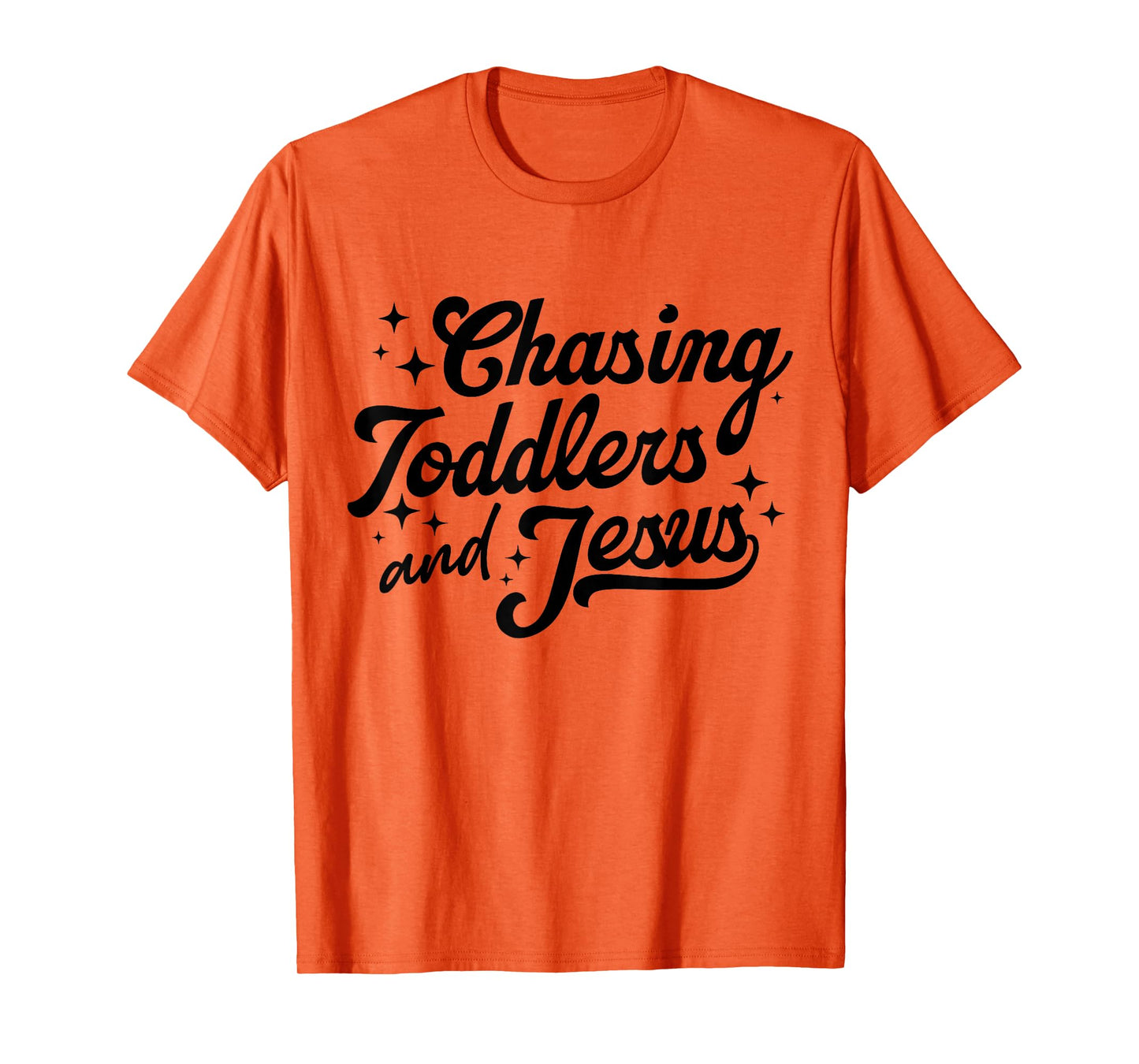 Chasing Toddlers and Jesus Christmas Mom Motherhood Faith T-Shirt