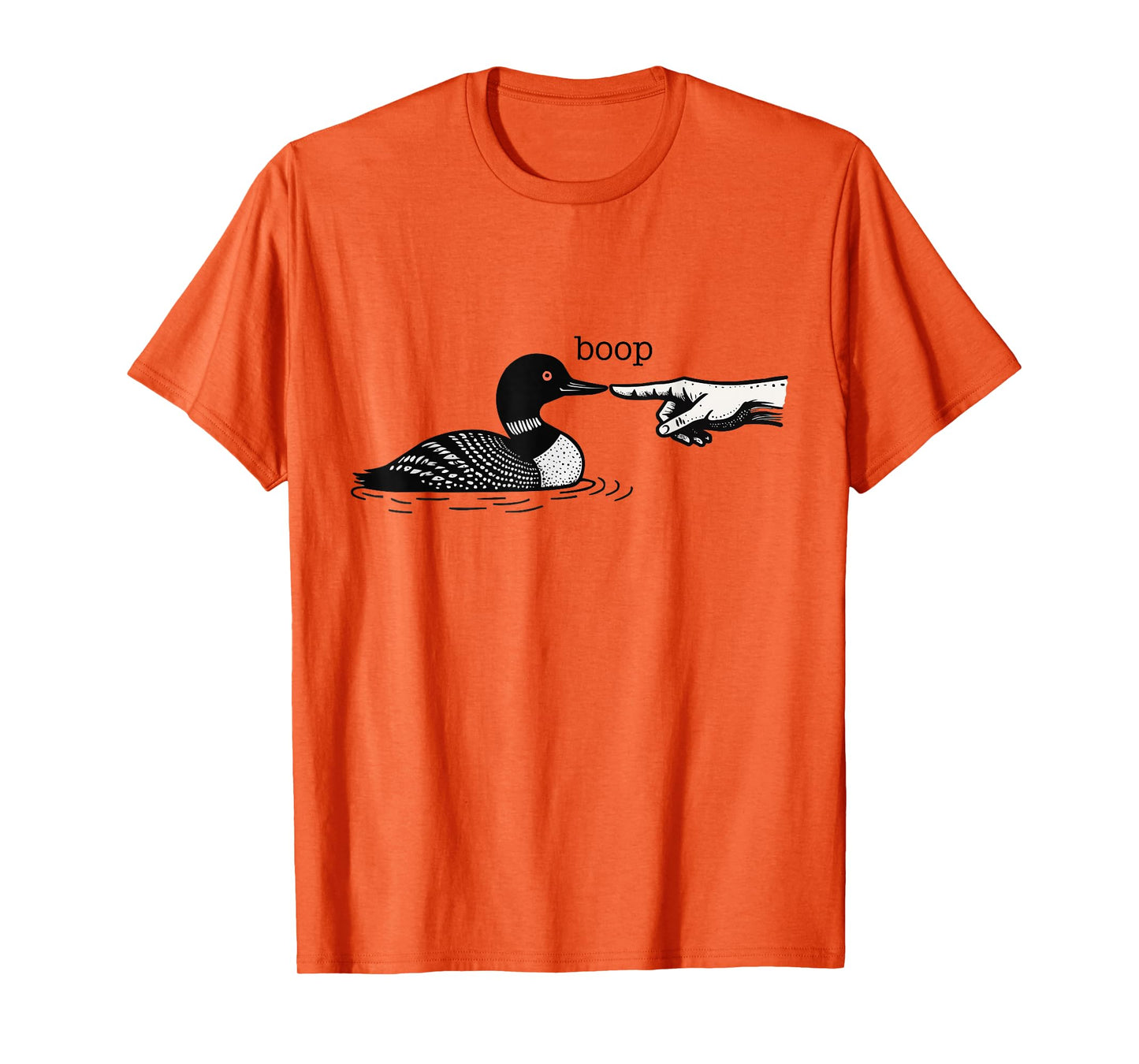 Pointing Hand Boops a Loon T-Shirt