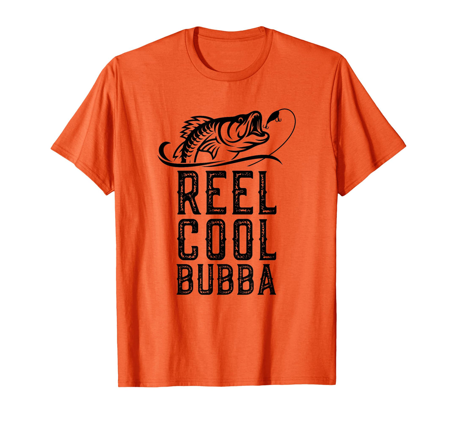 Reel Cool Bubba Fishing Funny Grandpa Retro T-Shirt