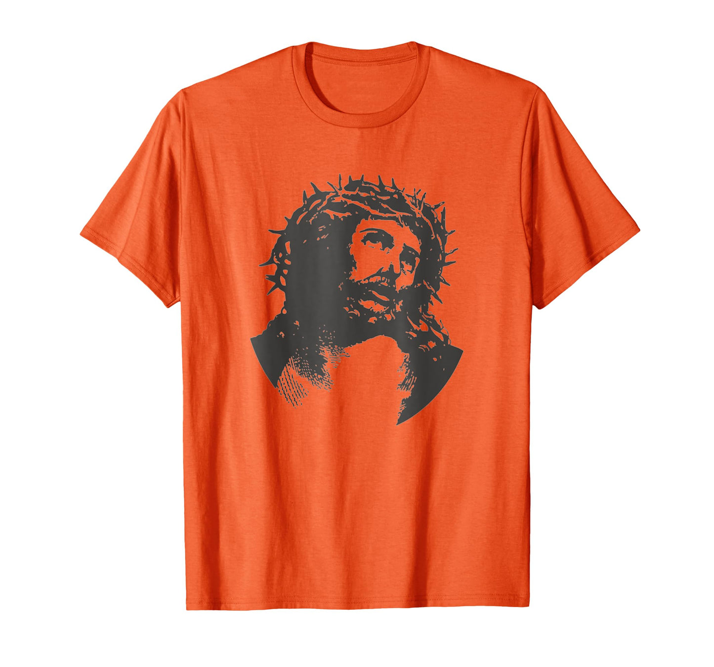 Face Of Jesus Christ Crown Of Thorns Catholic Faith T-Shirt
