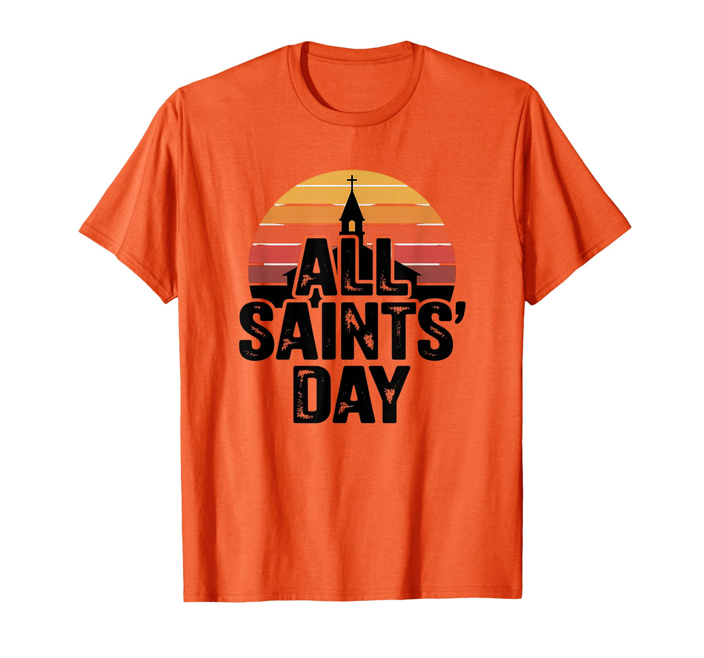 All Saints’ Day Church Sunset T-Shirt