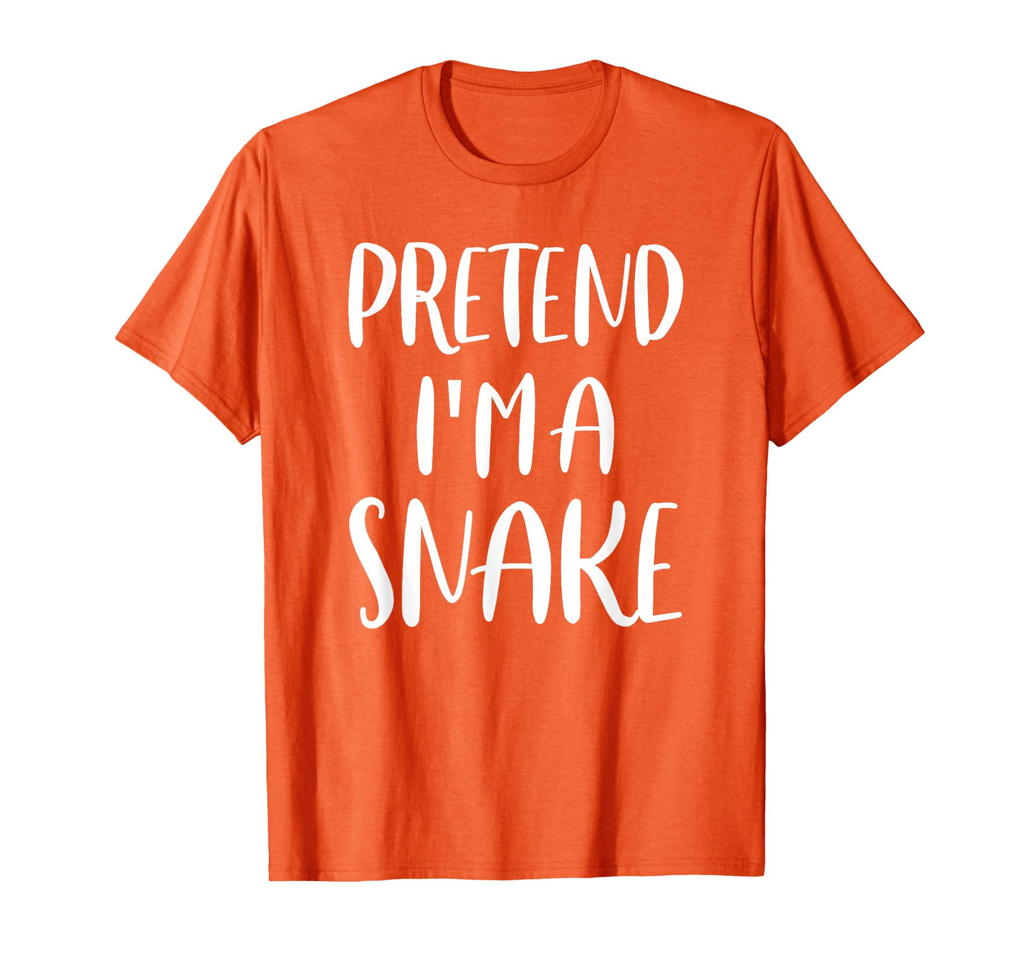 Pretend I'm A Snake Lazy Halloween Costume T-Shirt