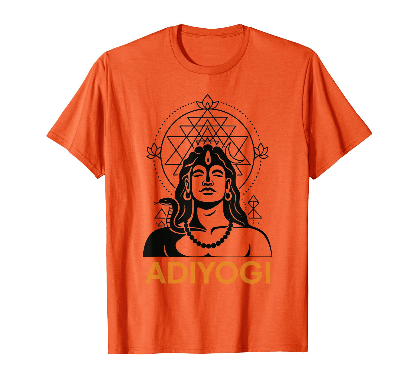 Adiyogi Shiva Sri Yantra Sacred Geometry God of Yoga T-Shirt