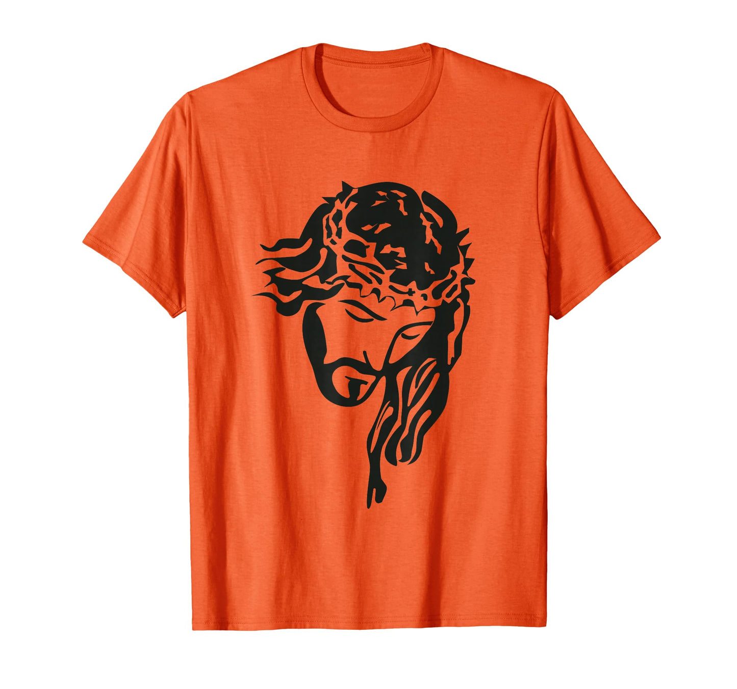 Jesus Christ Face with Crown of Thorns God Bible Positive T-Shirt