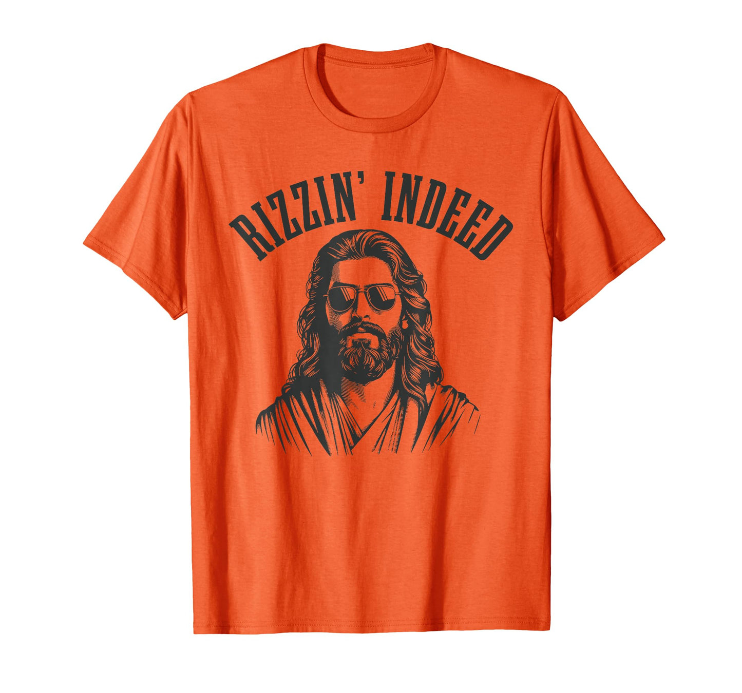 Rizzin' Indeed Funny Jesus He Is Rizzin' Easter Christian T-Shirt