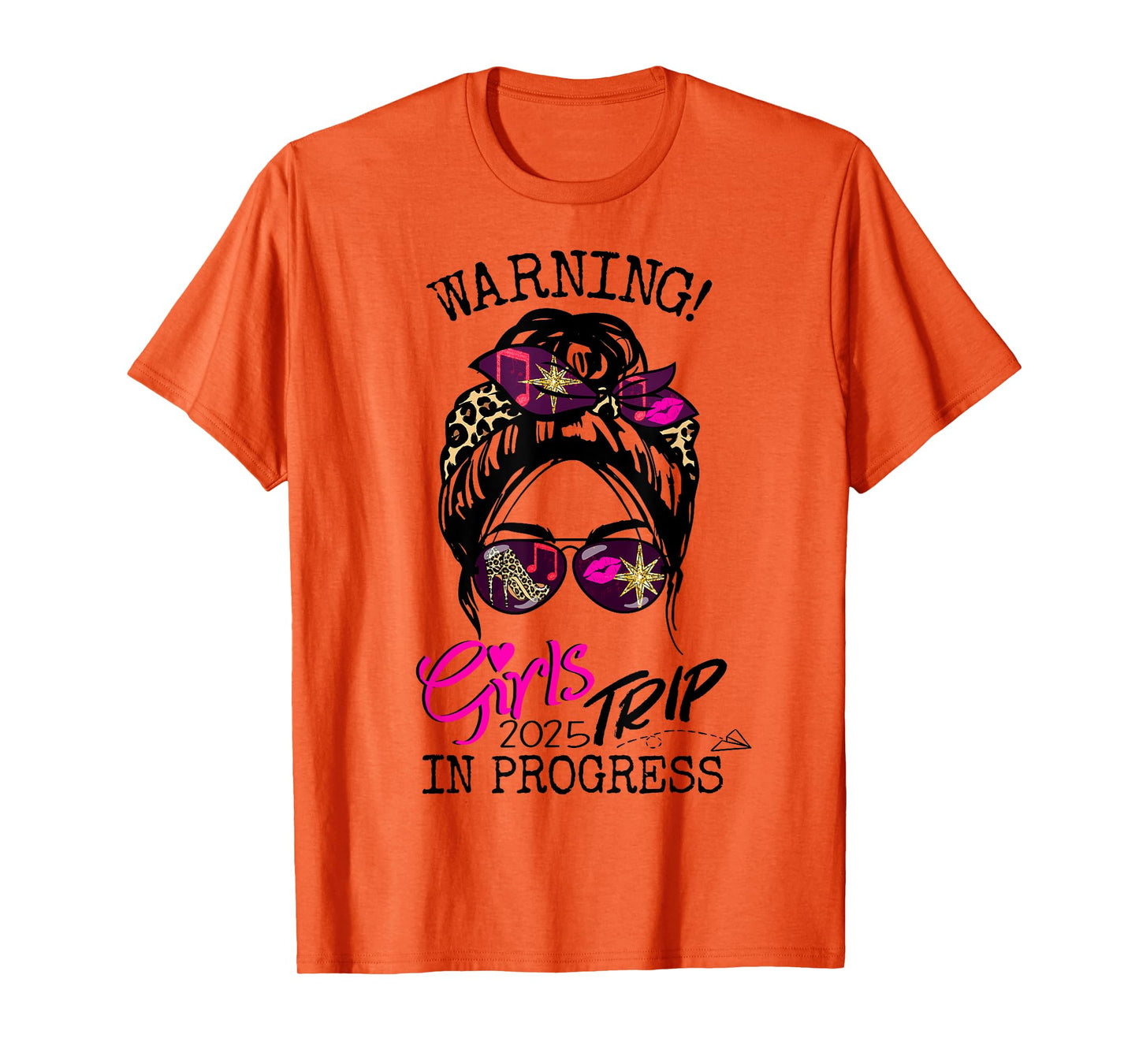 Girls Weekend Birthday Squad Warning Girls Trip In Progress T-Shirt
