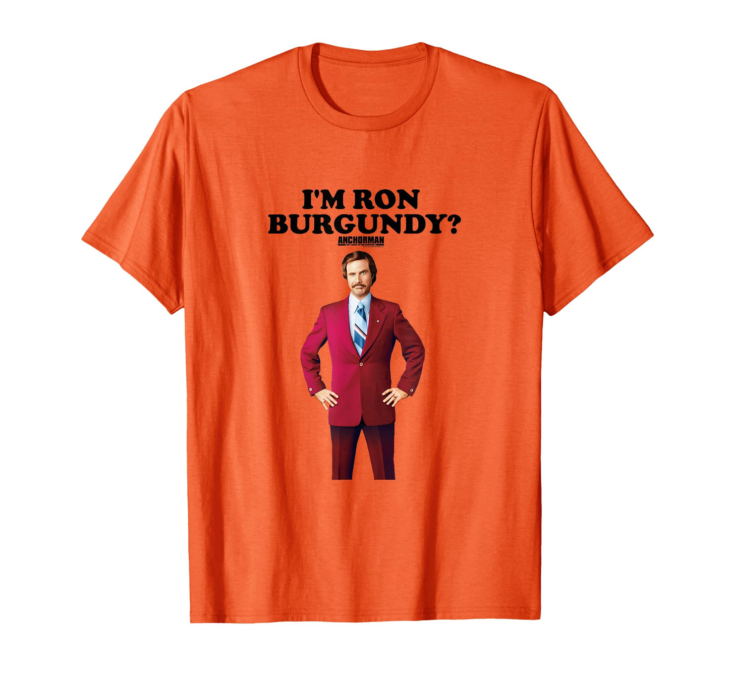 Anchorman I'm Ron Burgundy? Teleprompter Line Pose Quote T-Shirt