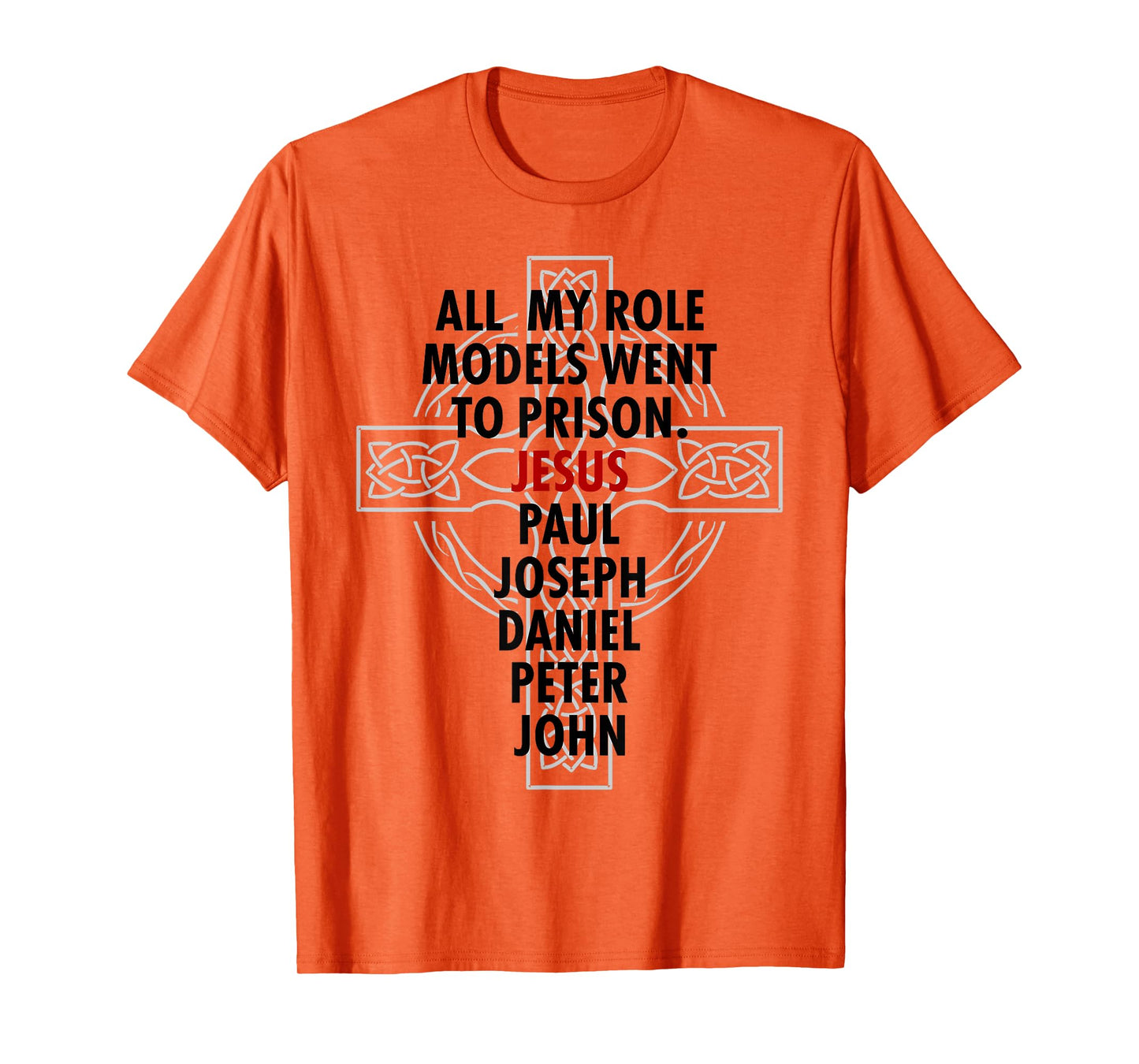 All My Role Models Went To Prison - Jesus T-Shirt