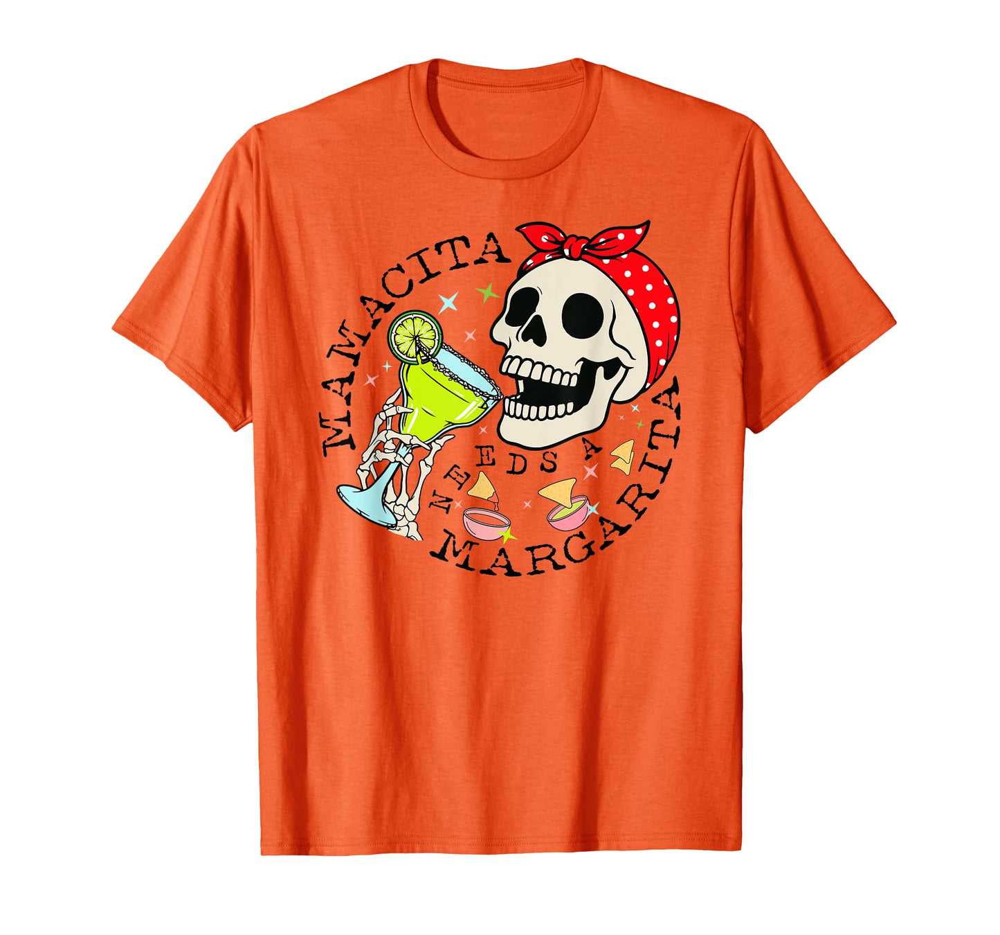 Mama Cita Mamacita Needs A Margarita Funny Mothers Day T-Shirt