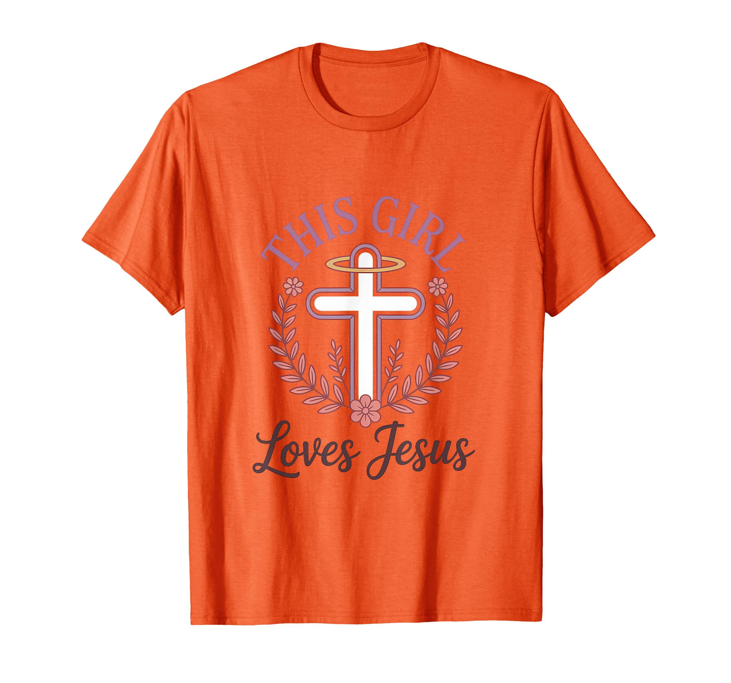 This Girl Loves Jesus Christian Girl Jesus T-Shirt