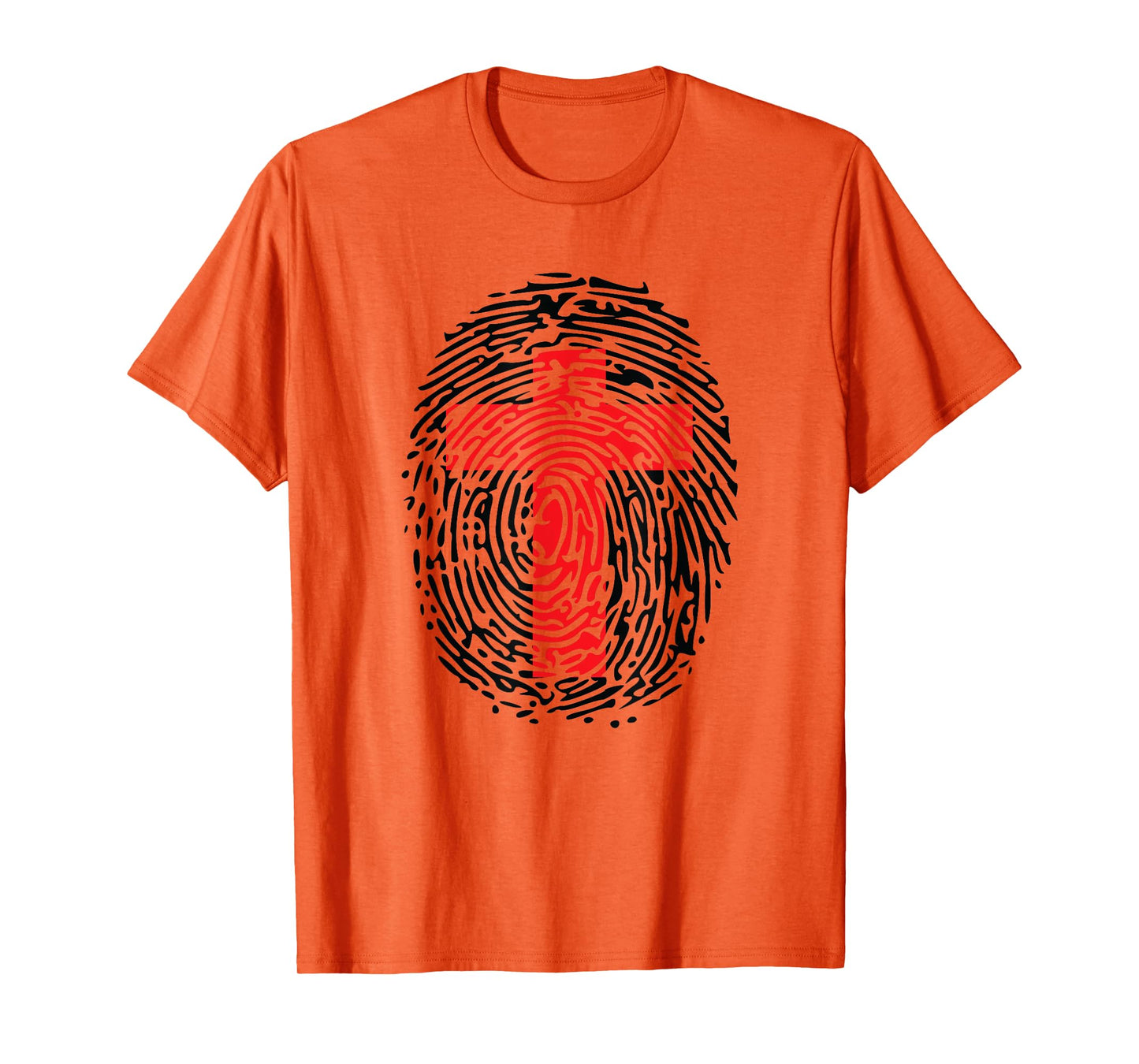 Christian Cross Fingerprint of Christ T-Shirt