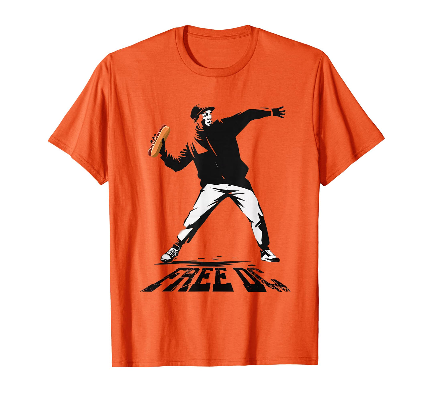 Sandwich Guy Throwing Resist Sandwich Free DC Revolution T-Shirt