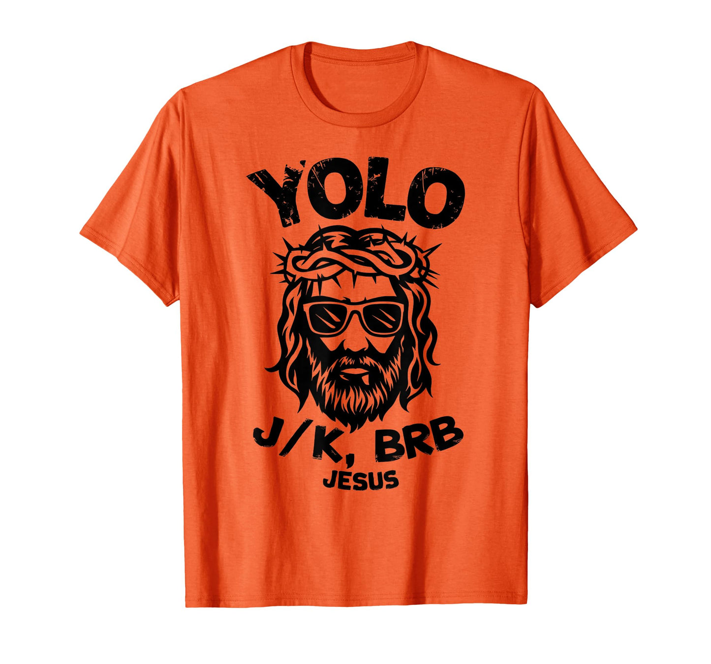 Happy Easter Yolo JK Brb Jesus Christian Men Women Kids T-Shirt