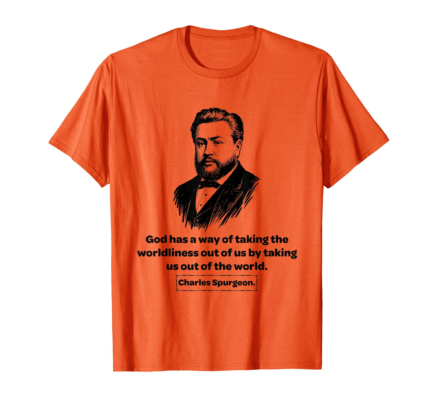 Charles Spurgeon Baptist God Has a Way Men Women Gift T-Shirt