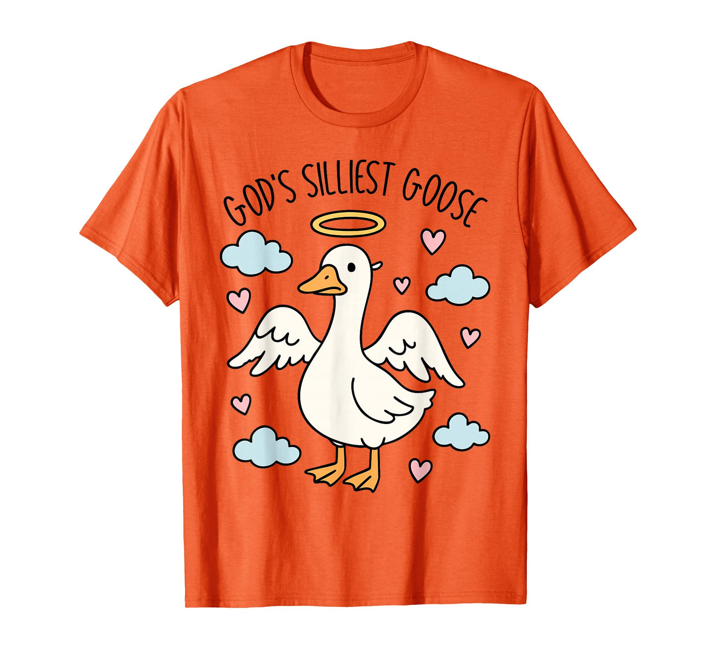 Funny Christian Silly Goose On The Loose God's Siliest Goose T-Shirt