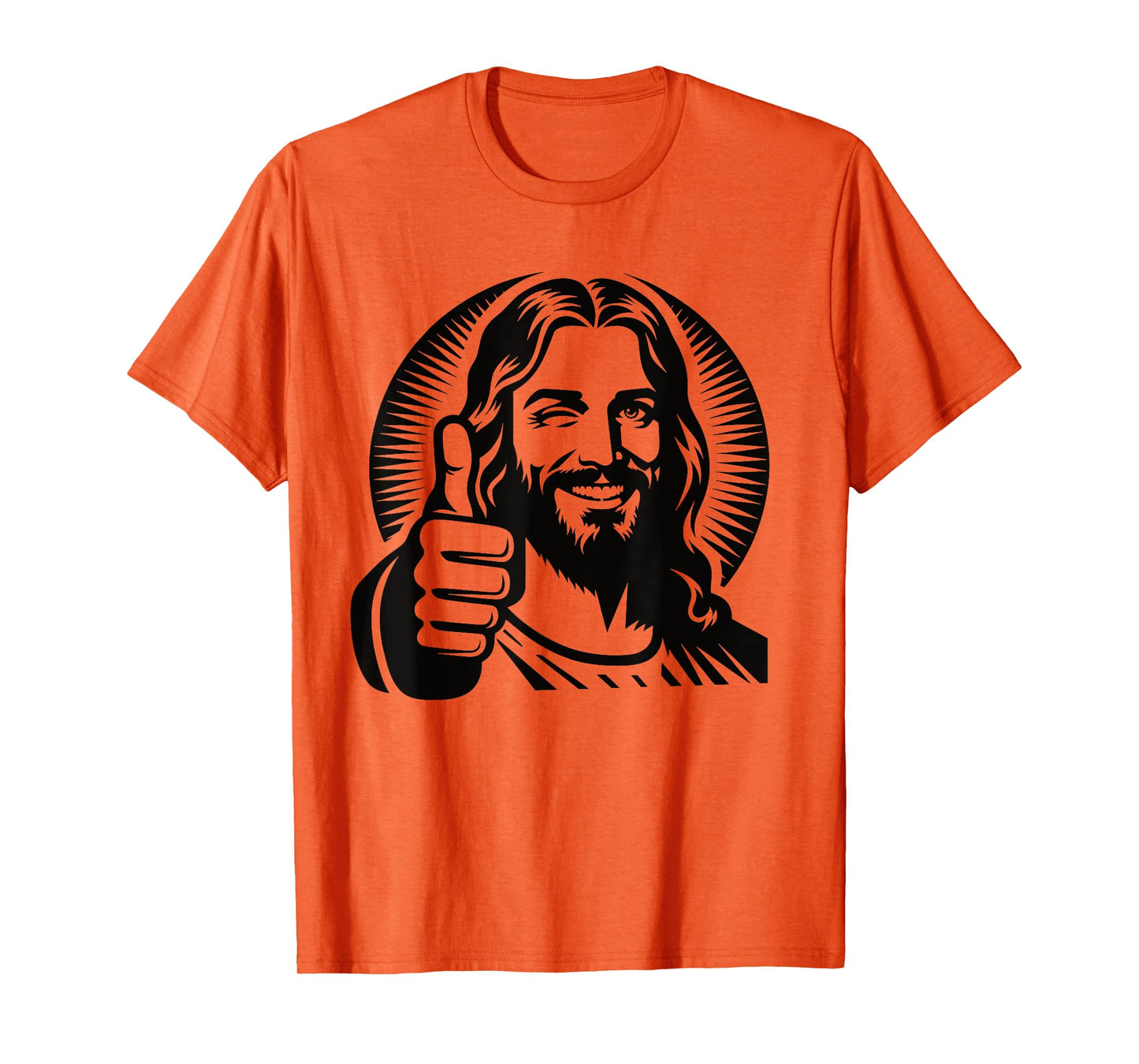 Jesus Christ Smiling Thumbs Up T-Shirt