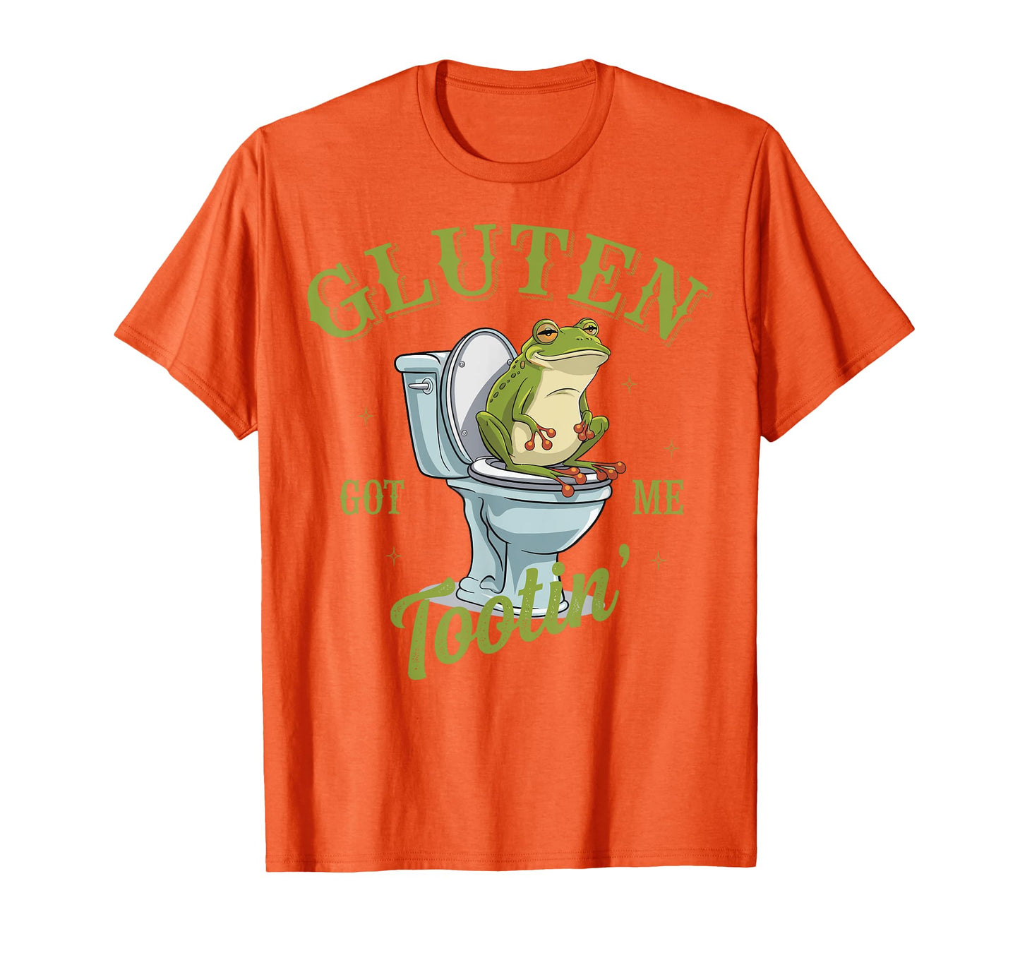 Funny Frog Meme, Gluten Got Me Tootin Gluten Free Diet T-Shirt