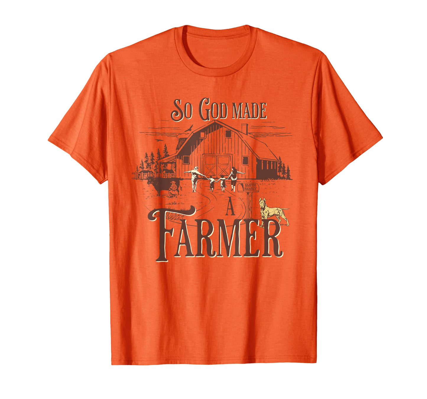 So God Made a Farmer Prayer Design for Country Lovers T-Shirt
