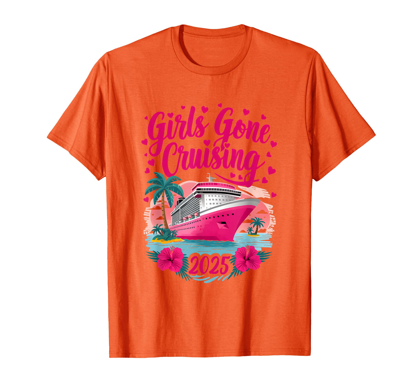 Girls Gone Cruising 2025 Women Cruise Vacation Bestie Women T-Shirt