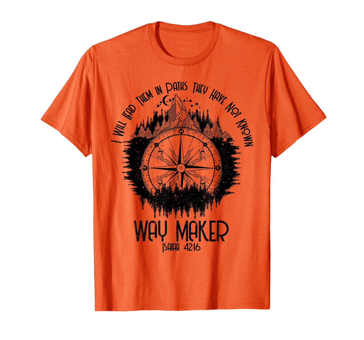 Spiritual Way Maker Bible Verse Christian Faith Way Maker T-Shirt