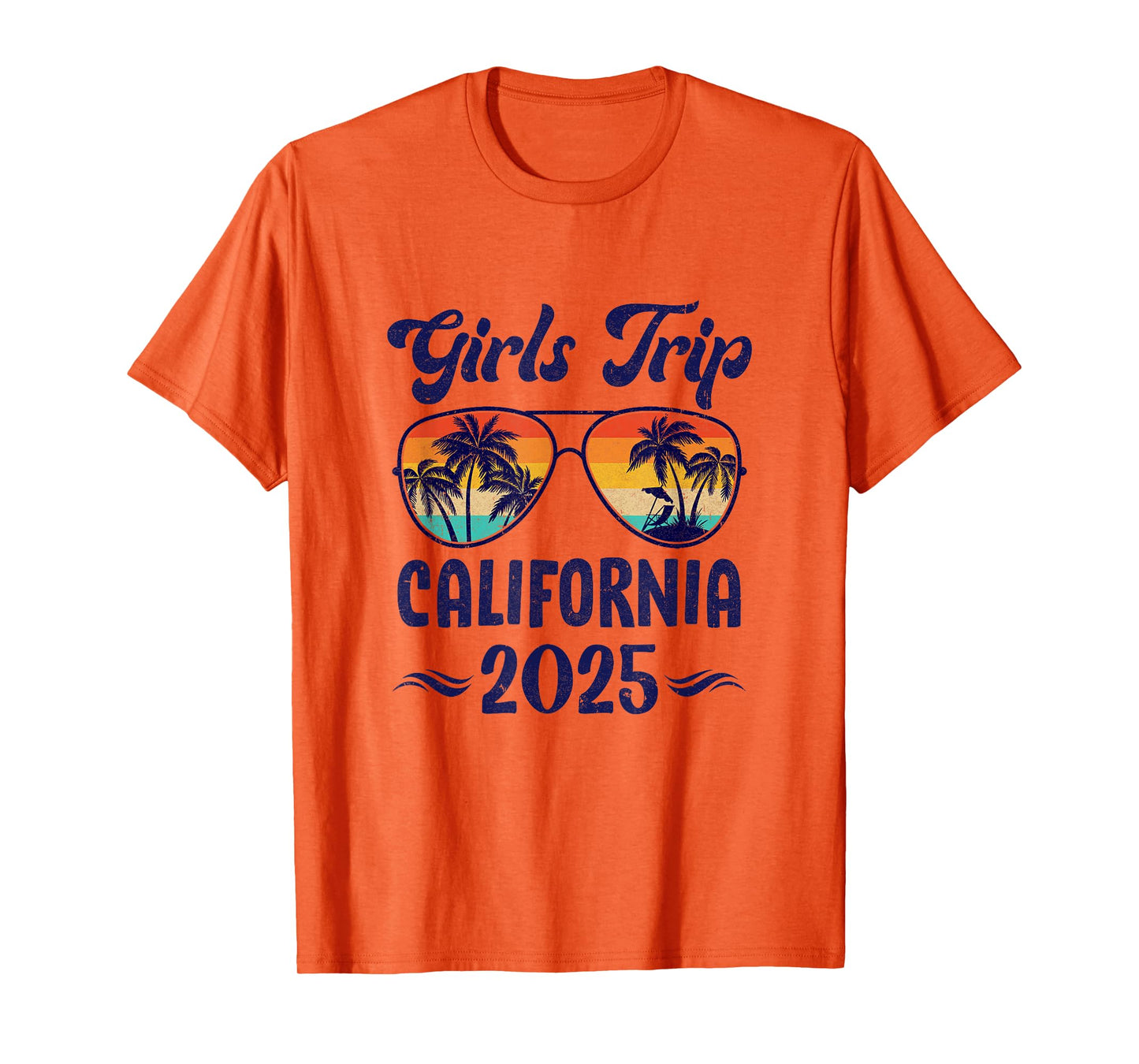 California Girls Trip Beach Vacation 2025 Matching Group T-Shirt