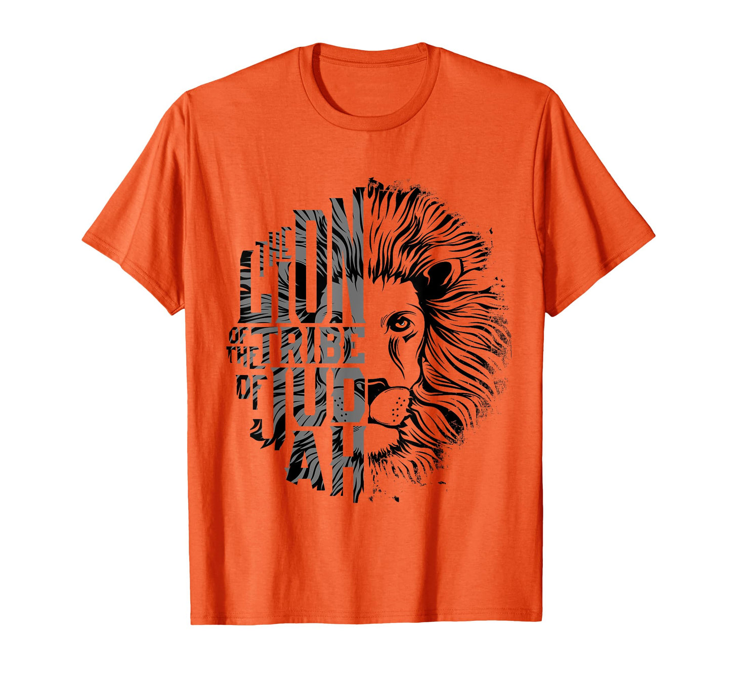 Lion of Tribe of Judah Religious Graphic Christian Worship T-Shirt