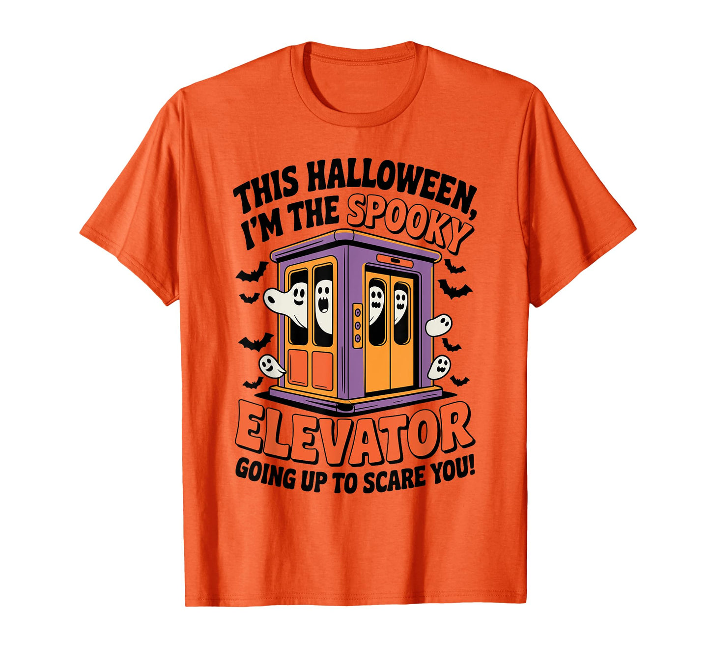 Elevators They always lift me up Funny Elevator Halloween T-Shirt