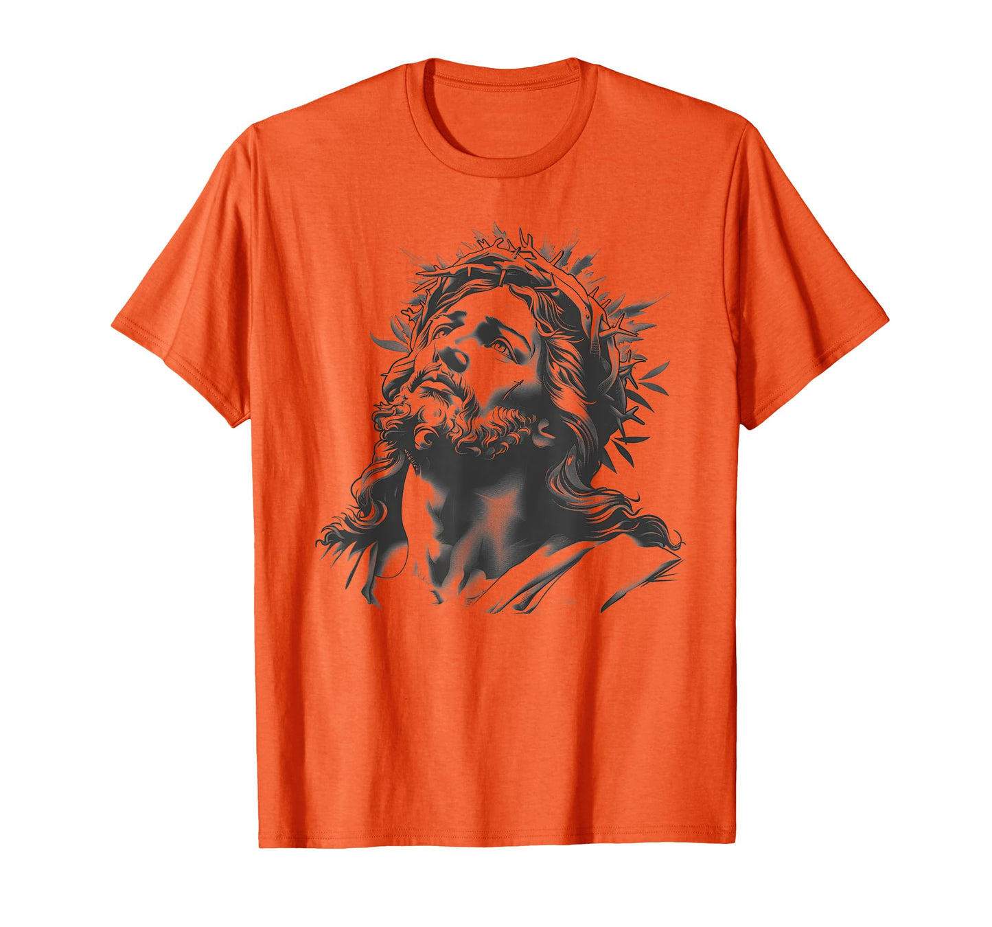 Tattoo Style Jesus Christ Face T-Shirt