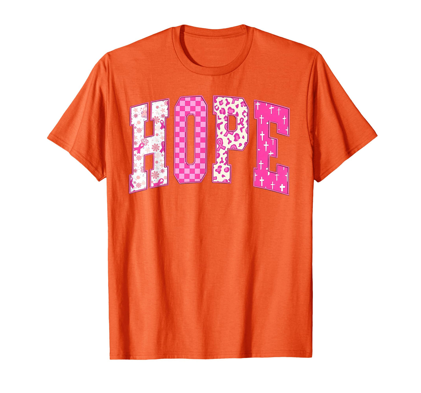 Breast Cancer Christian Fight Hope Faith Love Matching Group T-Shirt