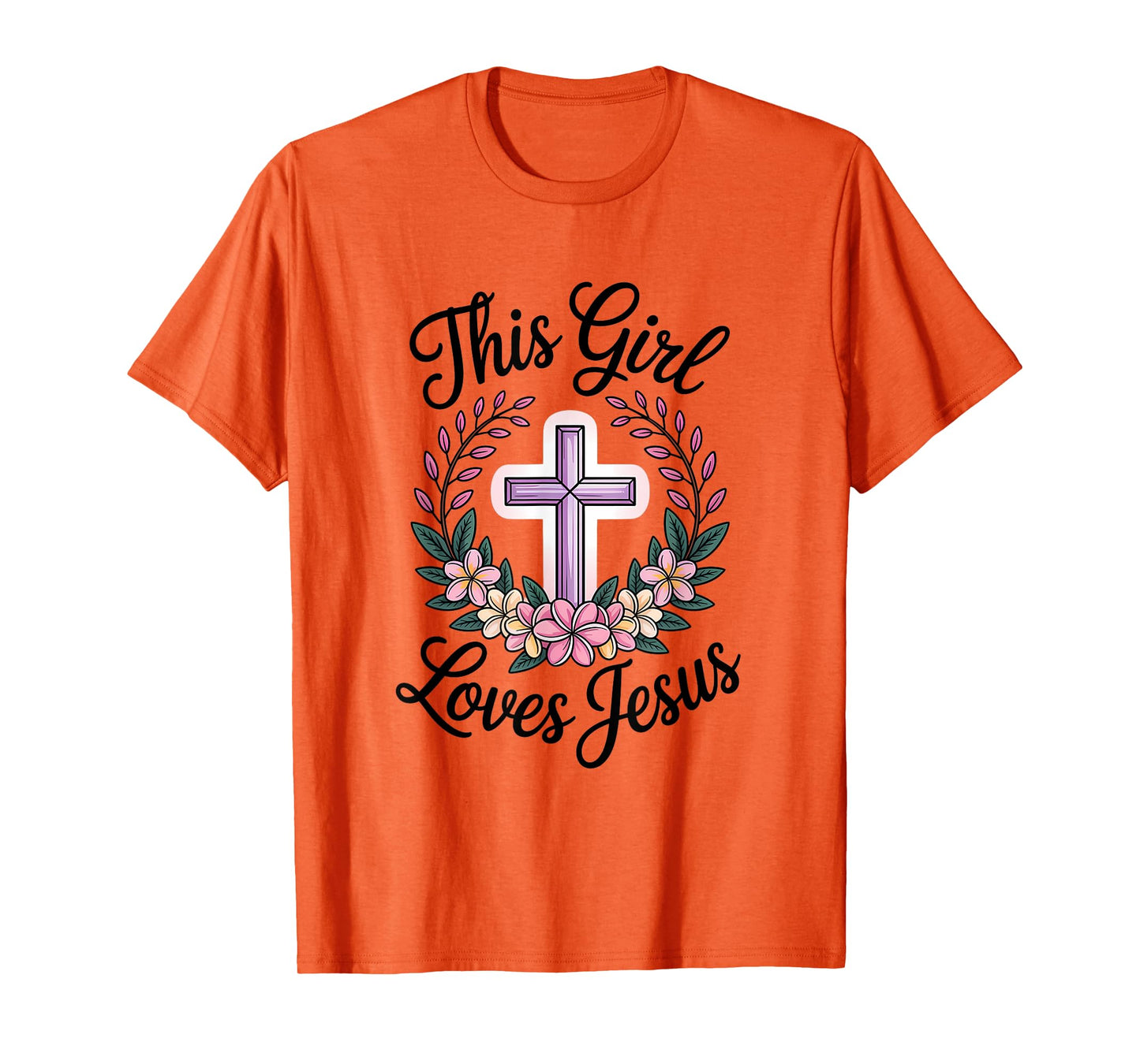 This Girl Loves Jesus Christian Girl Jesus T-Shirt