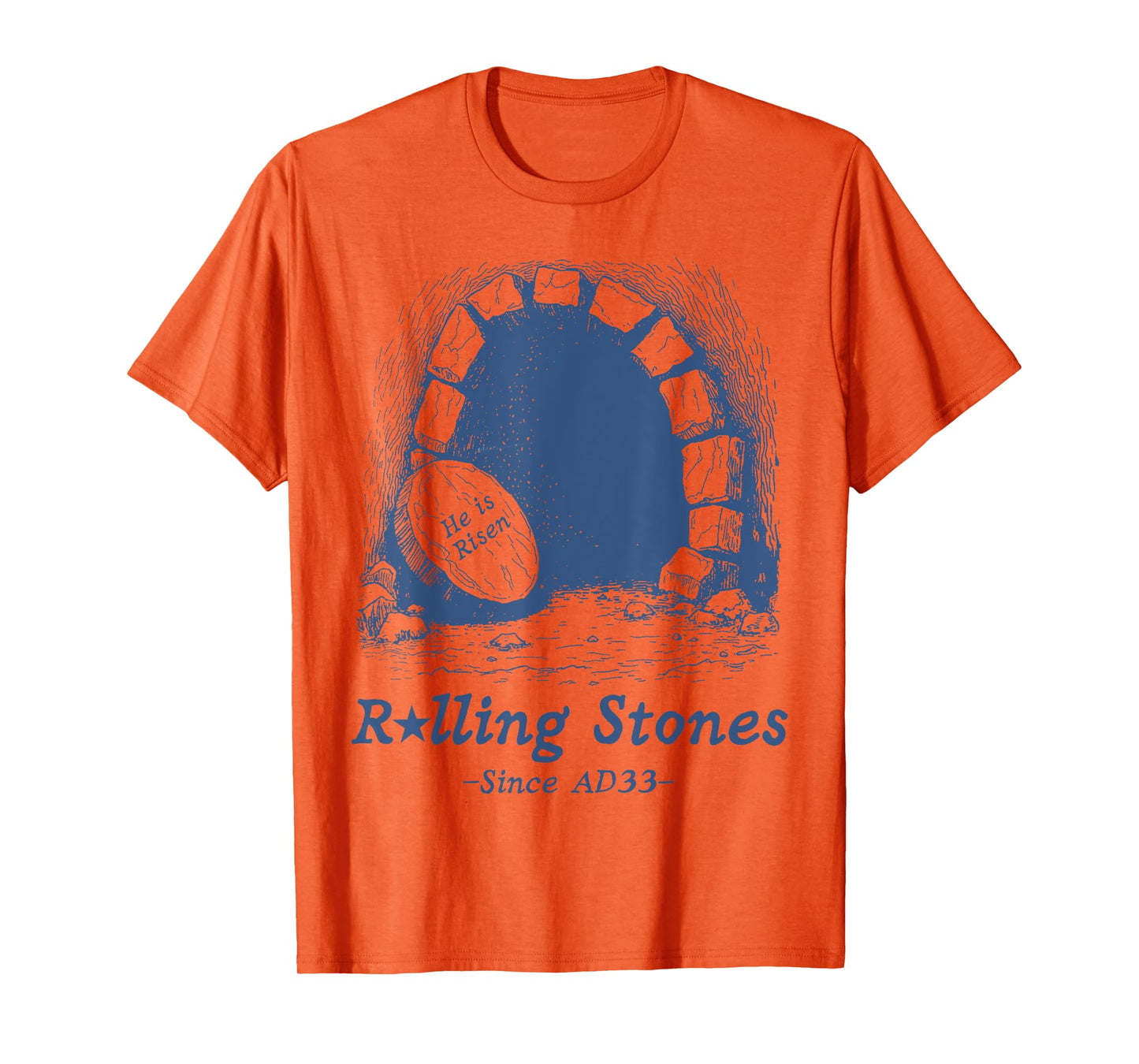 The Stone Was Rolled Away He Is Alive Retro Christian Easter T-Shirt