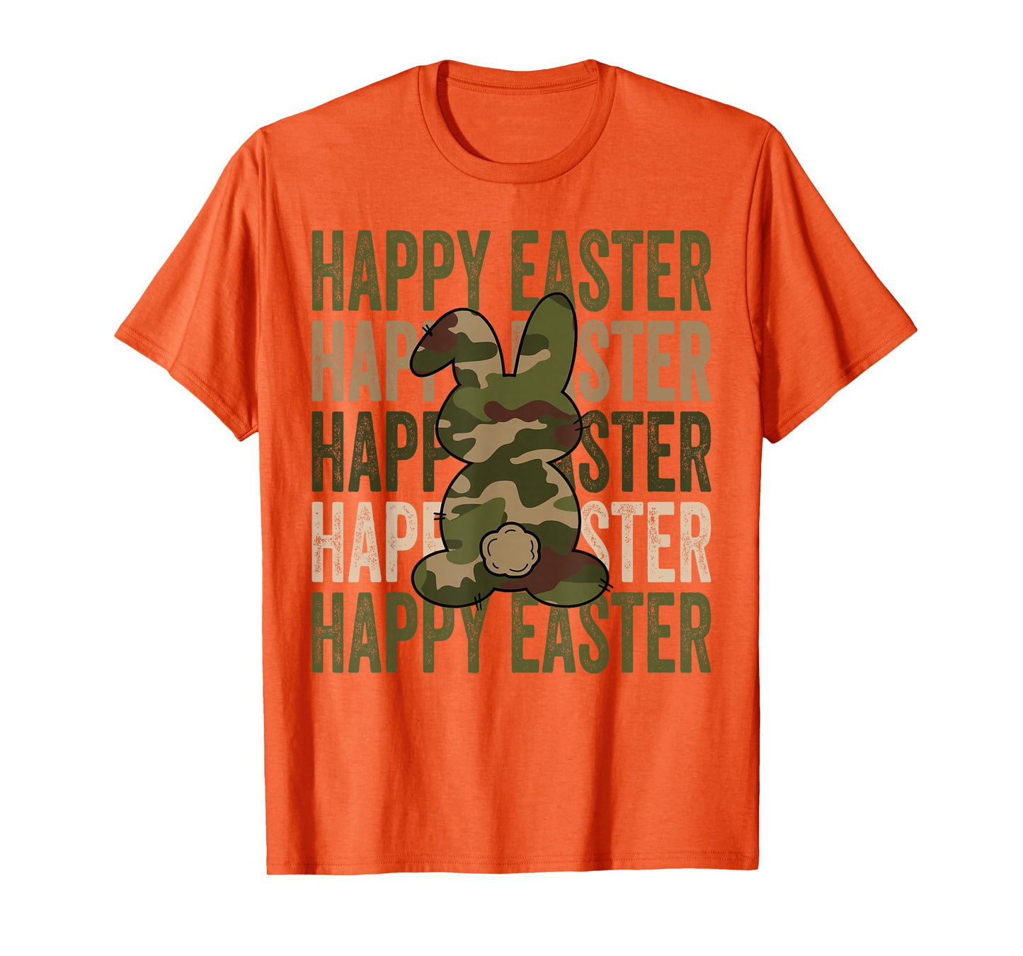 Happy Easter Camo Hunting Season Camo Style Bunnies T-Shirt