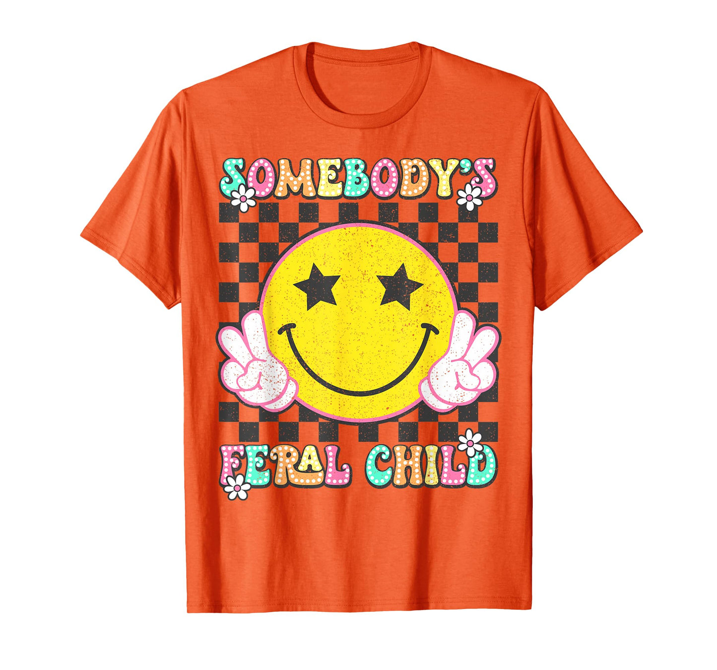 Somebody's Feral Child Toddler Girl and Boy Funny Quotes T-Shirt