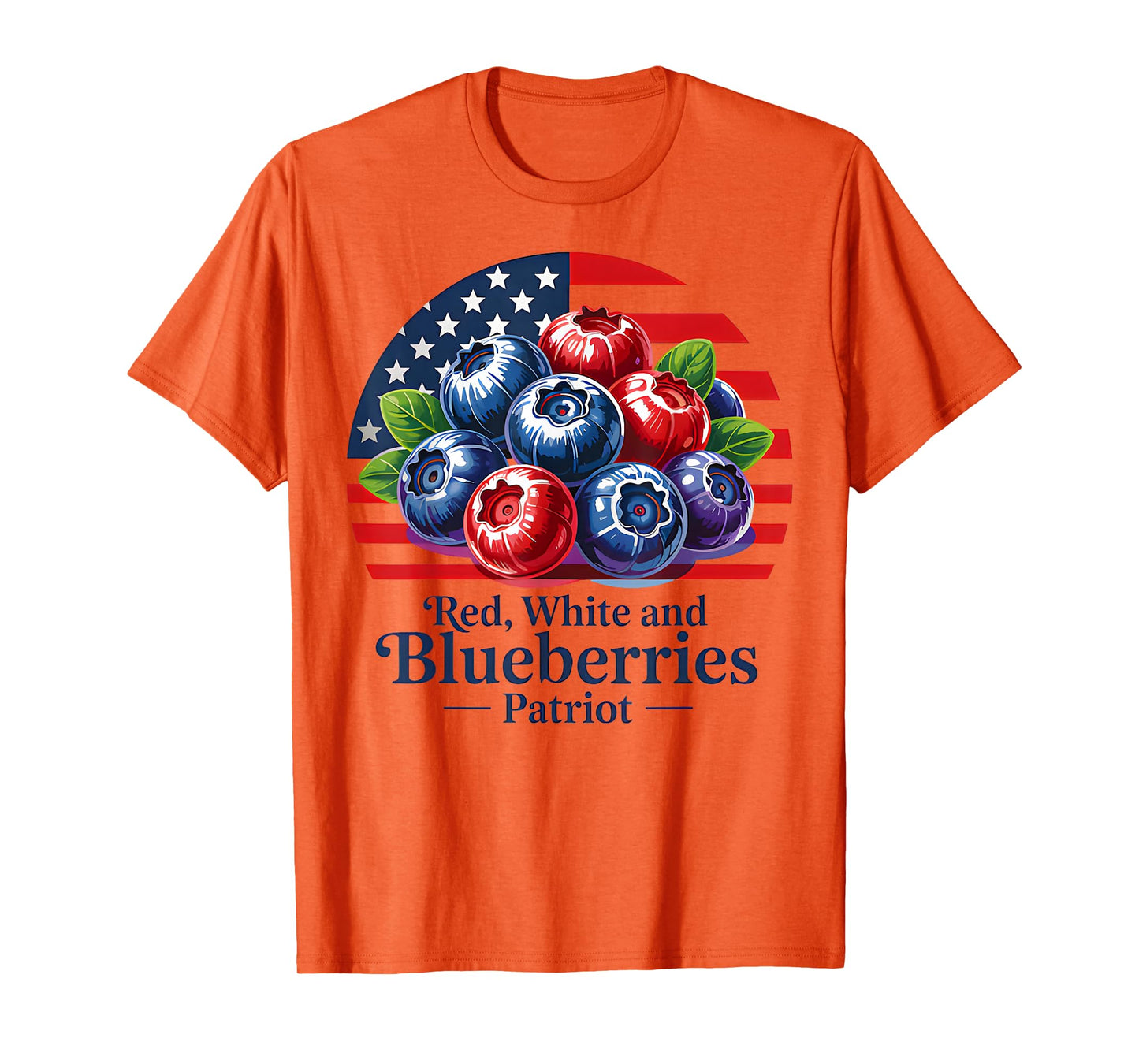 Red White and Blueberries Christian Patriotic T-Shirt