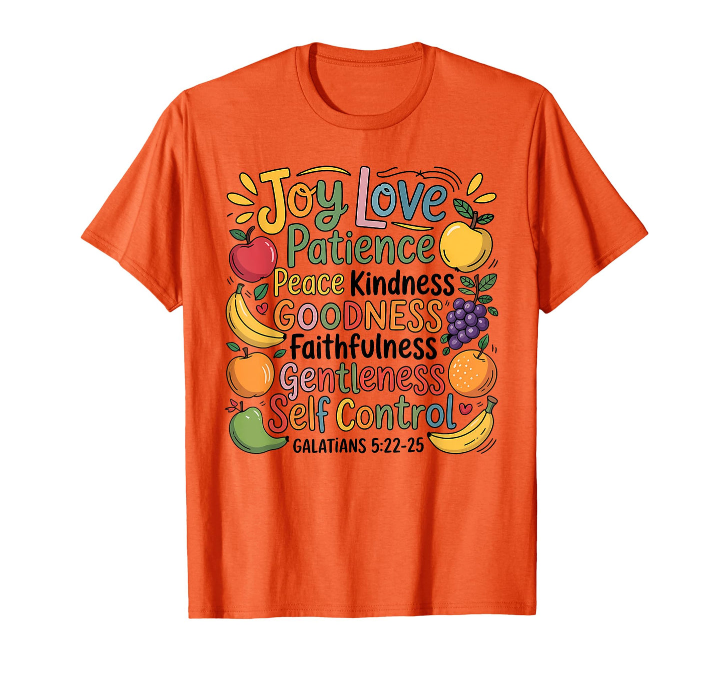 Awesome Galatians Fruit Of The Spirit Religious Verses T-Shirt