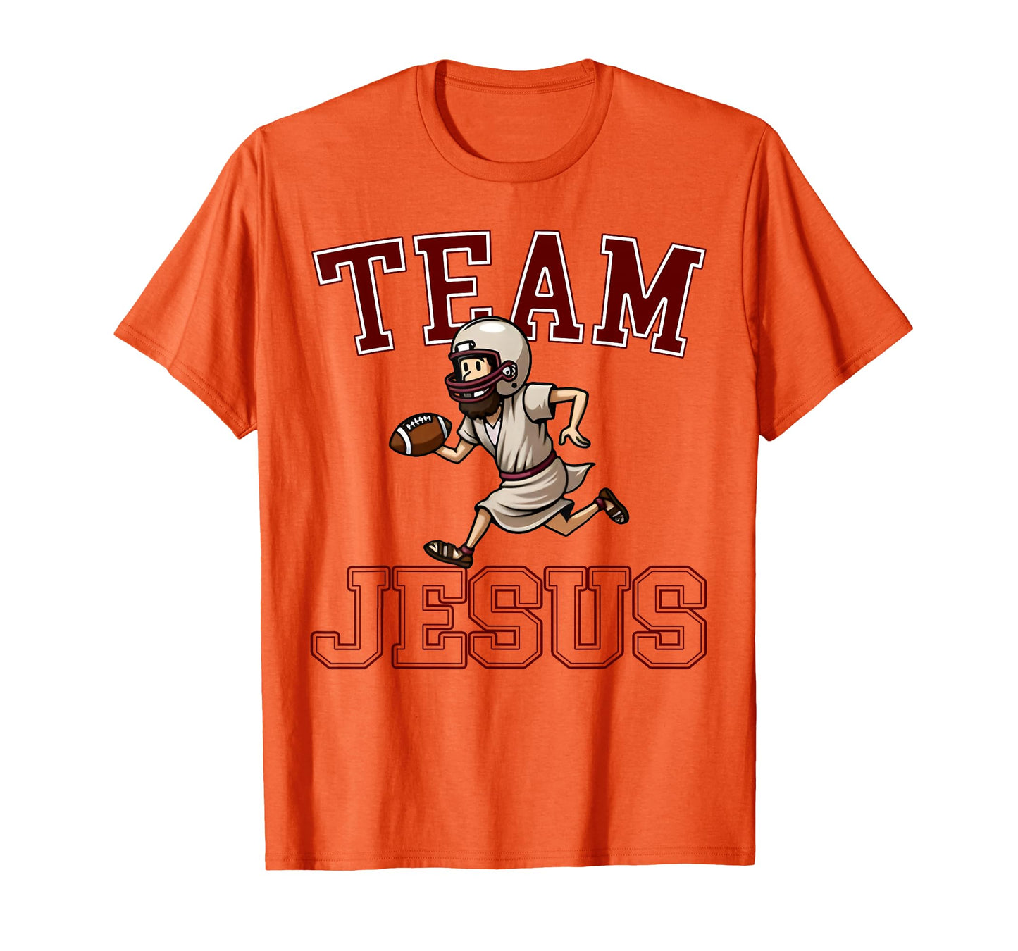 Football Team Jesus Christian Faith Bible Game Day Sports T-Shirt
